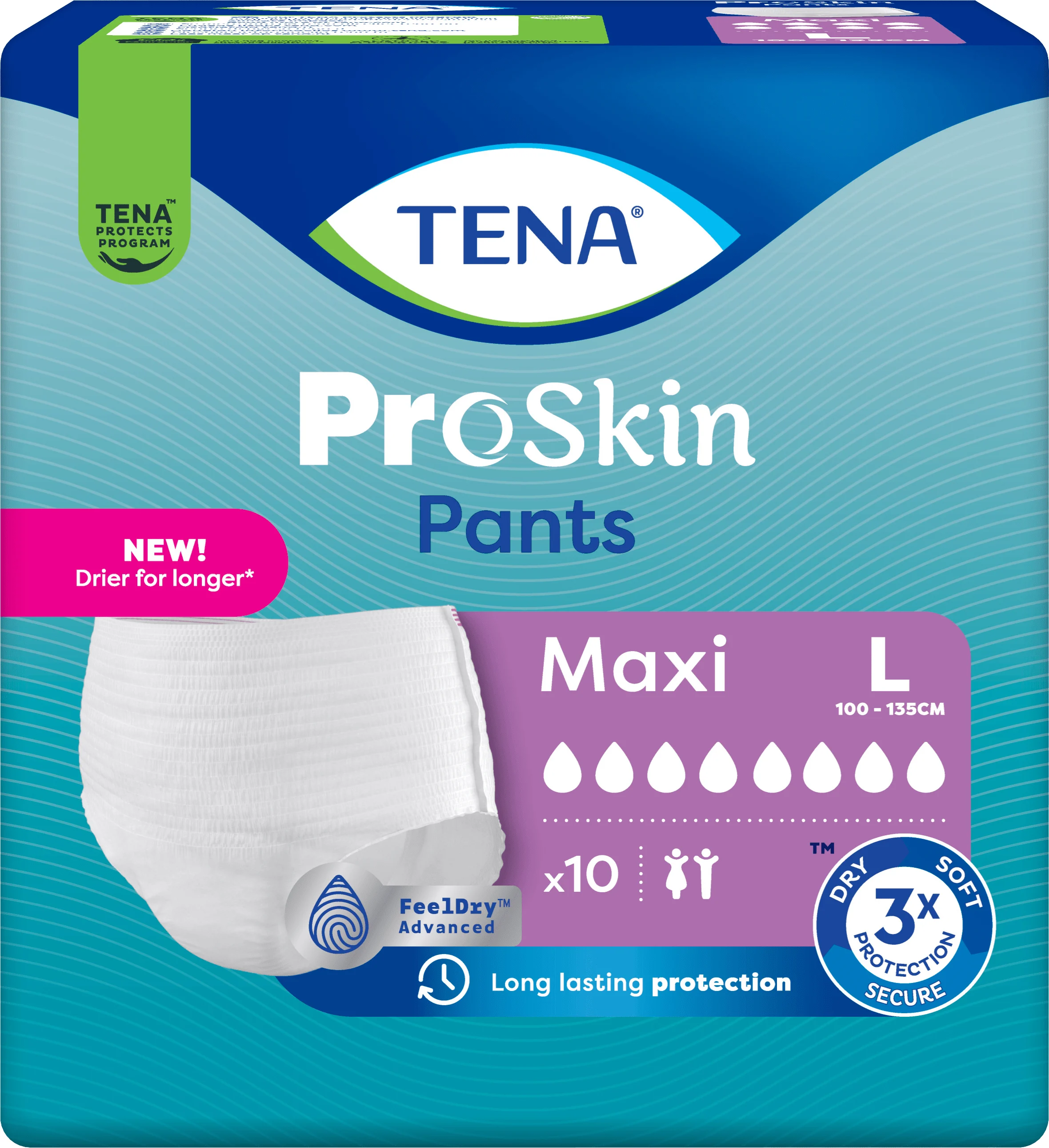 TENA Pants Maxi Large 10 st - Urinläckage & inkontinens