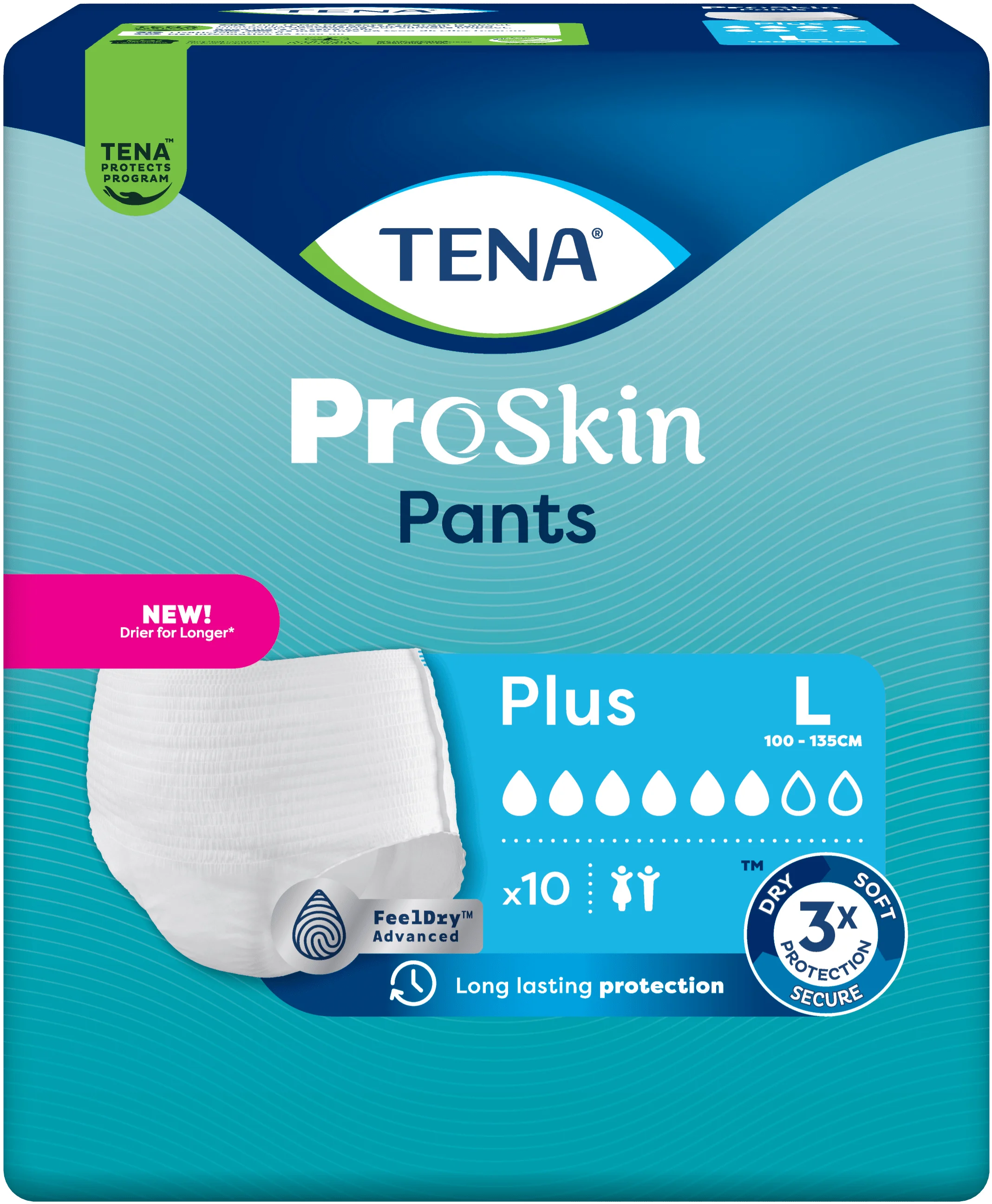 TENA Pants Plus L 10 st - Urinläckage & inkontinens