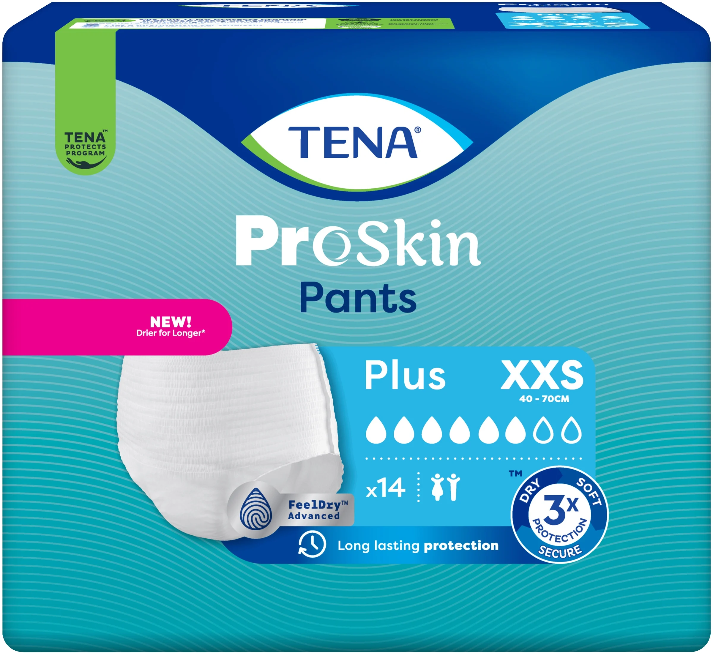 TENA Pants Plus XXS 14 st - Inkontinensskydd för män