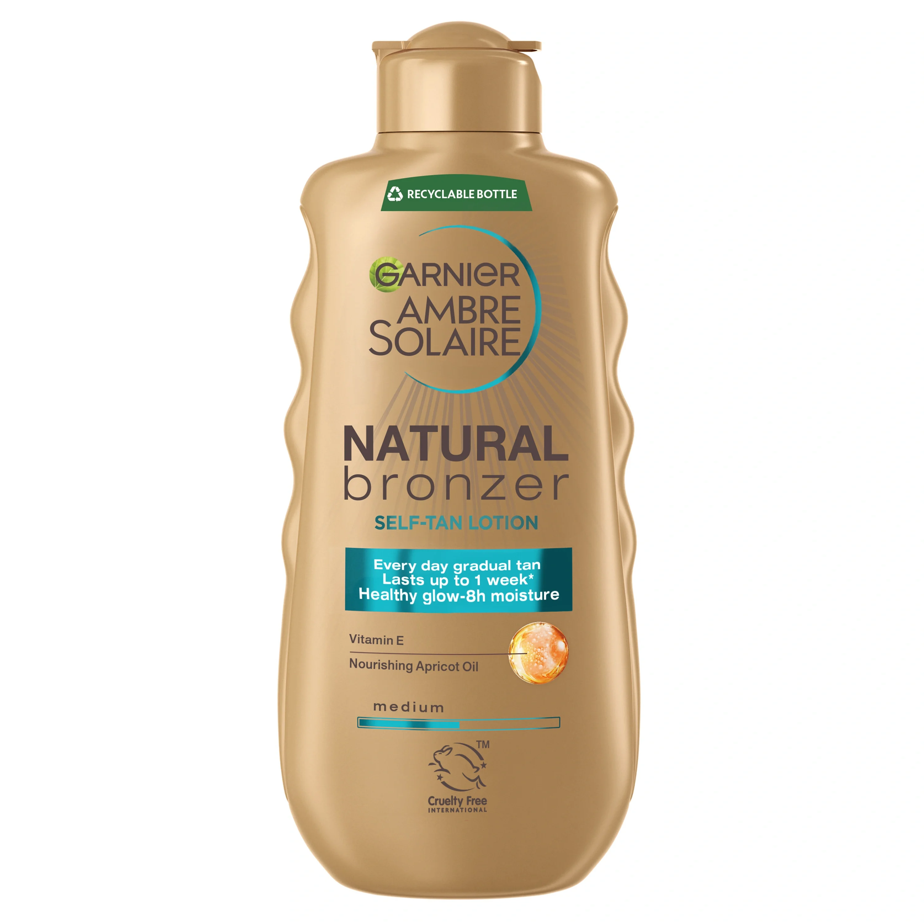 Garnier Ambre Solaire Natural Bronzer Self -Tan Lotion 175 ml - Brun utan sol lotion