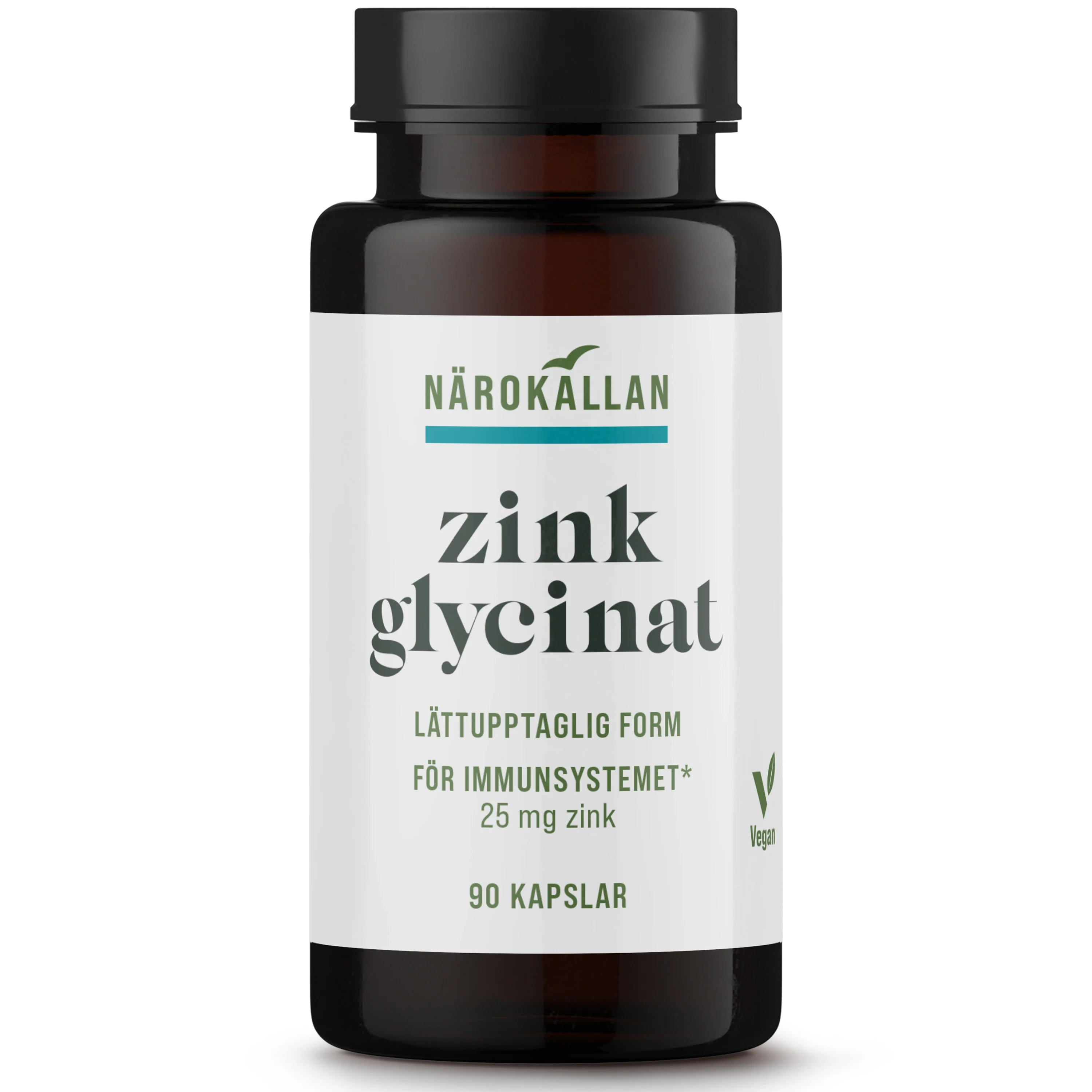 Närokällan Zinkglycinat 90 kapslar - Zink
