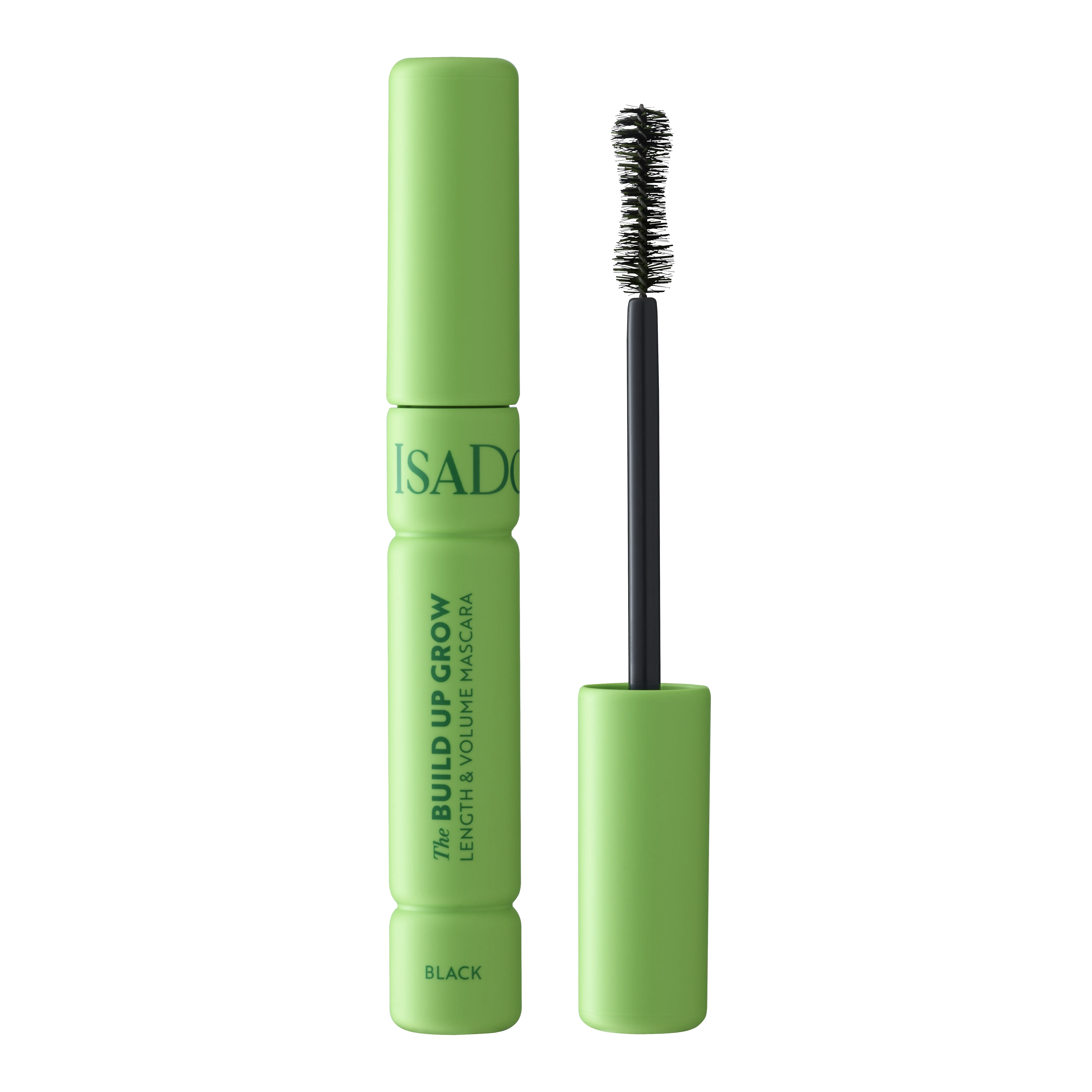 IsaDora Build Up Grow Length & Volume Mascara 9 ml 01 Black - Veganska produkter