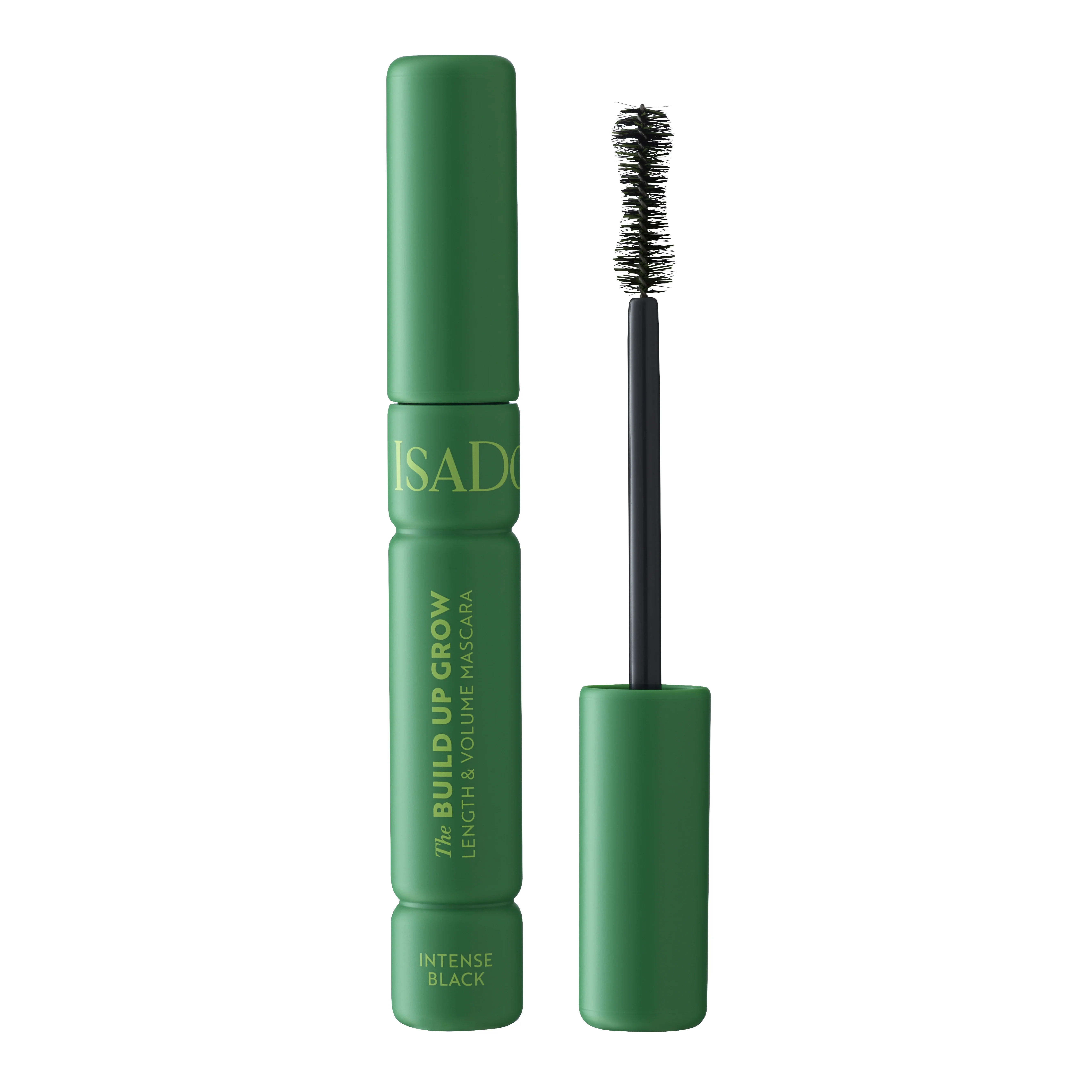 IsaDora Build Up Grow Length & Volume Mascara 9 ml 02 Intense Black - Veganska produkter