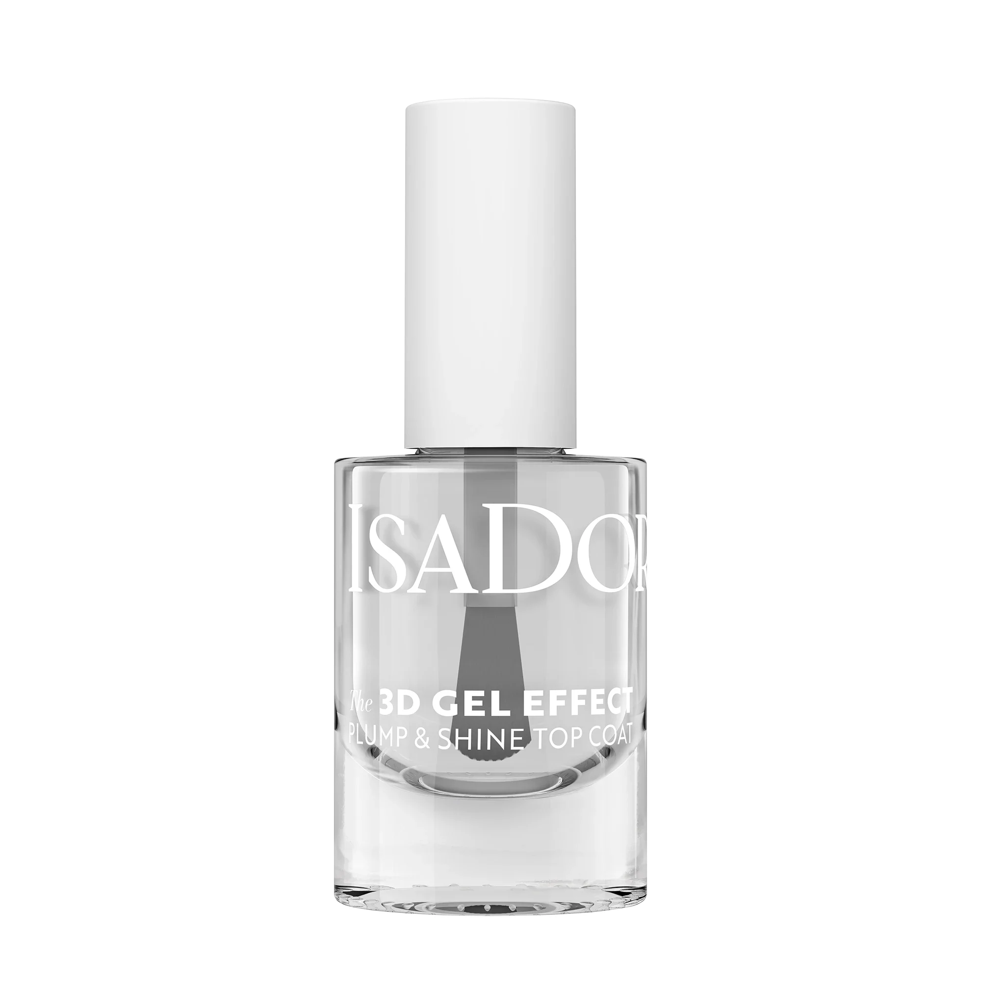 IsaDora 3D Gel Effect Plump & Shine Top Coat 11 Plump & Shine 5 ml - Stärkande nagellack