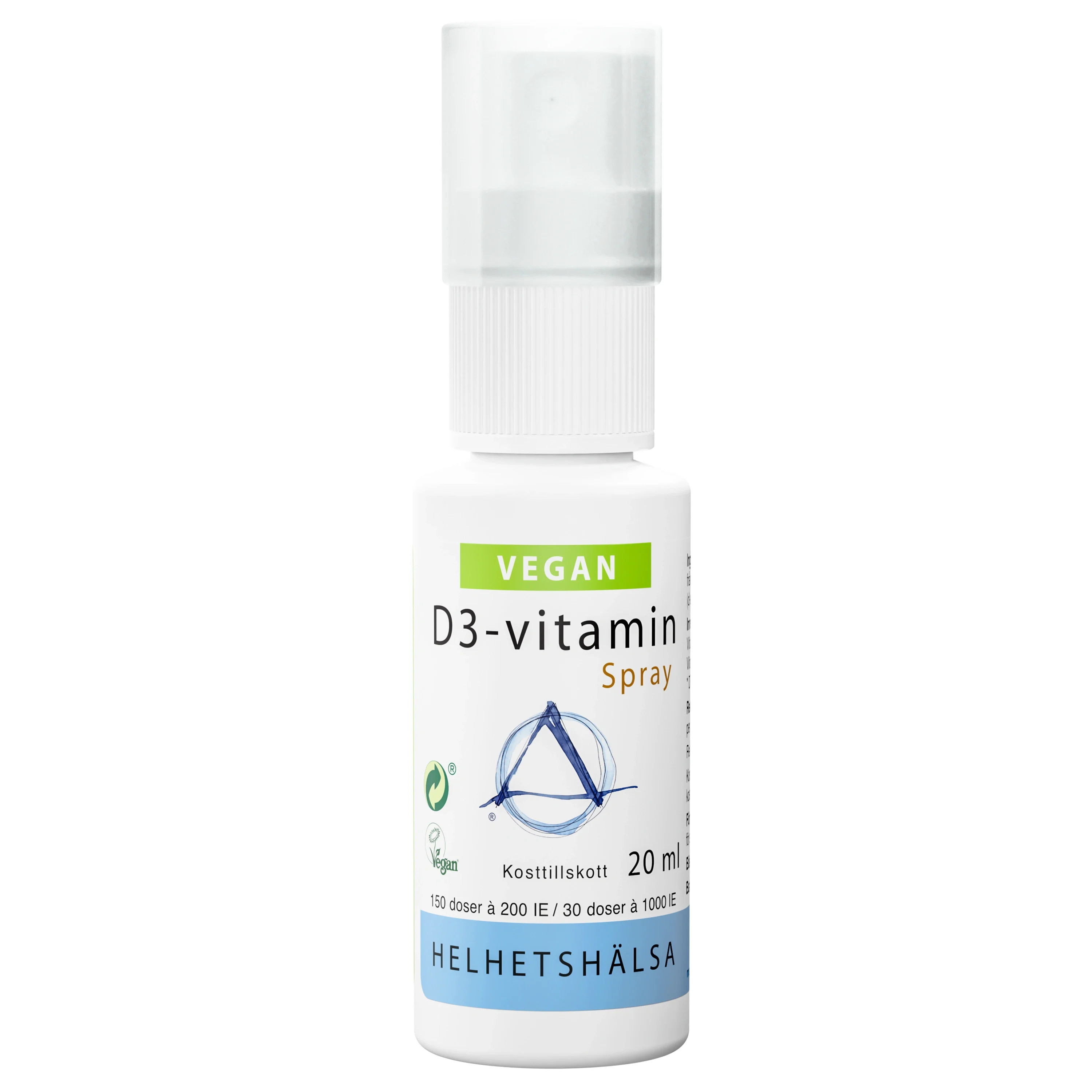 Helhetshälsa D3-vitamin Spray Vegan 150 spray - D-vitamin