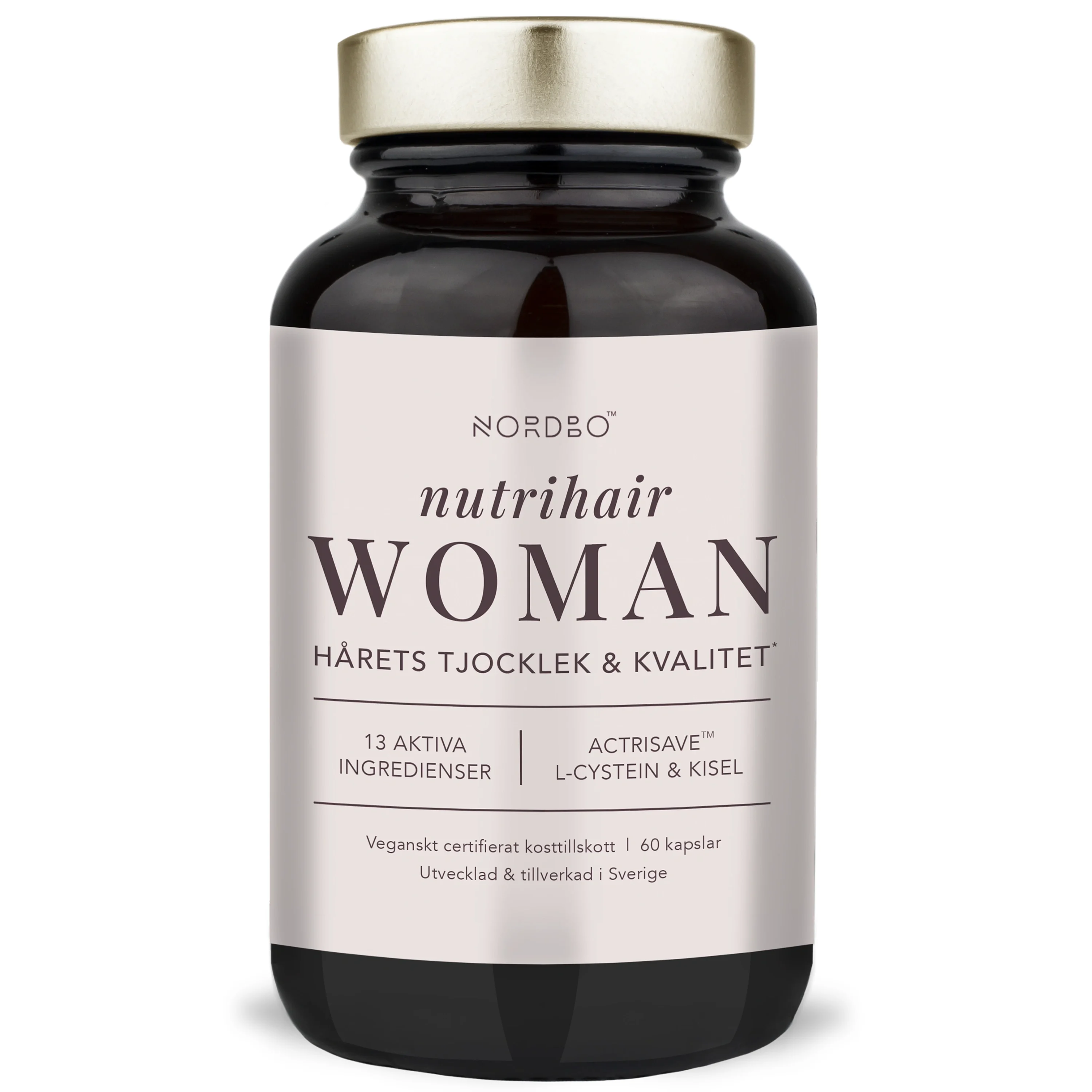 Nordbo Nutrihair Woman 60 kapslar - Kosttillskott för hår, hud & naglar