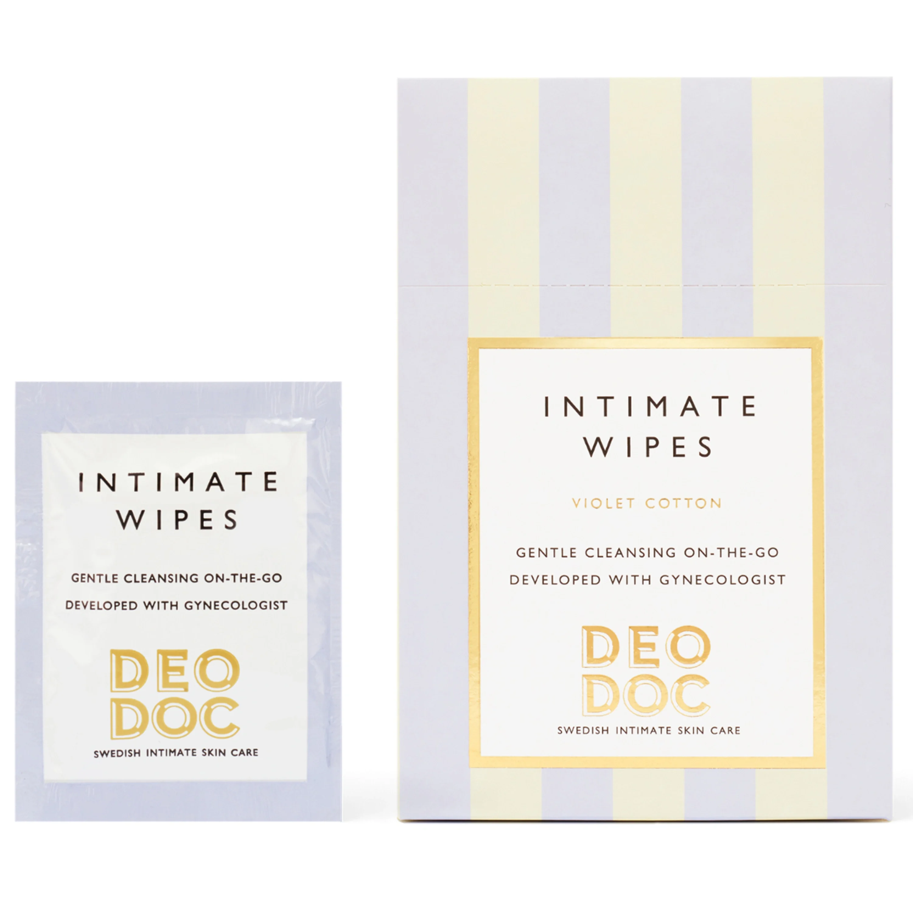 DeoDoc Deowipes Intim Violet Cotton 10 st