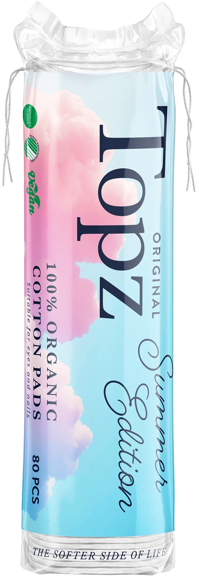 Topz Premium Original Make Up Pads 80 st - Bomullspads