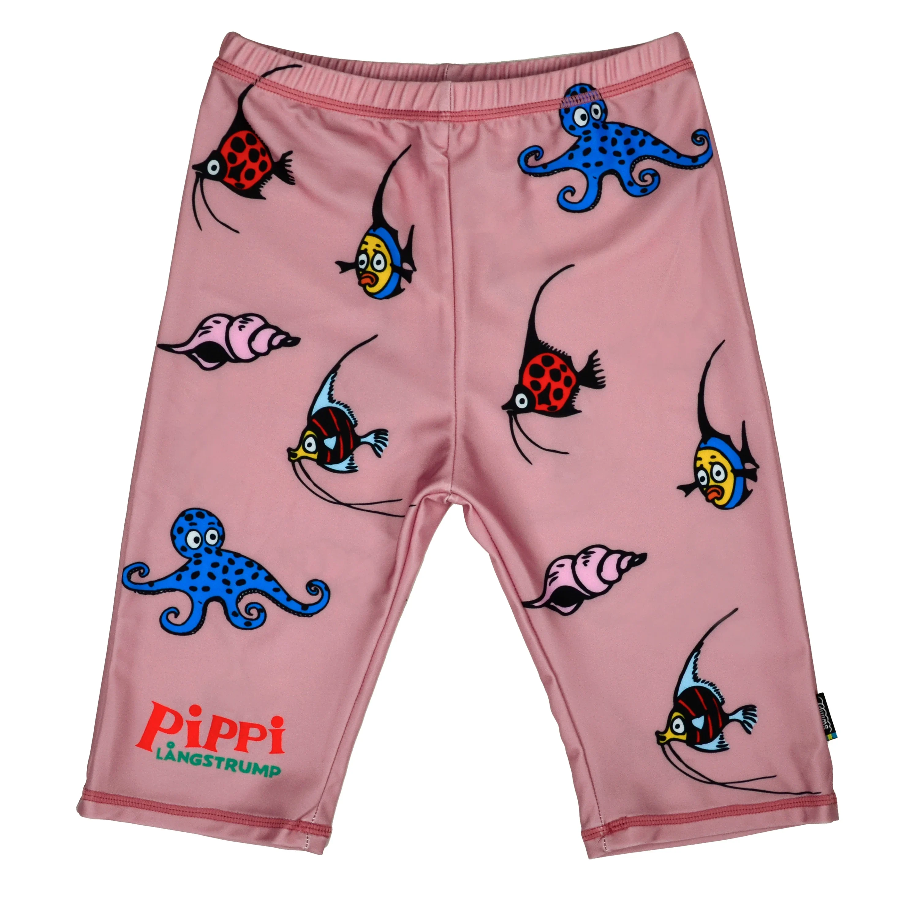 Swimpy UV-shorts Pippi Söderhavet Rosa 98-104 - Solkläder för barn