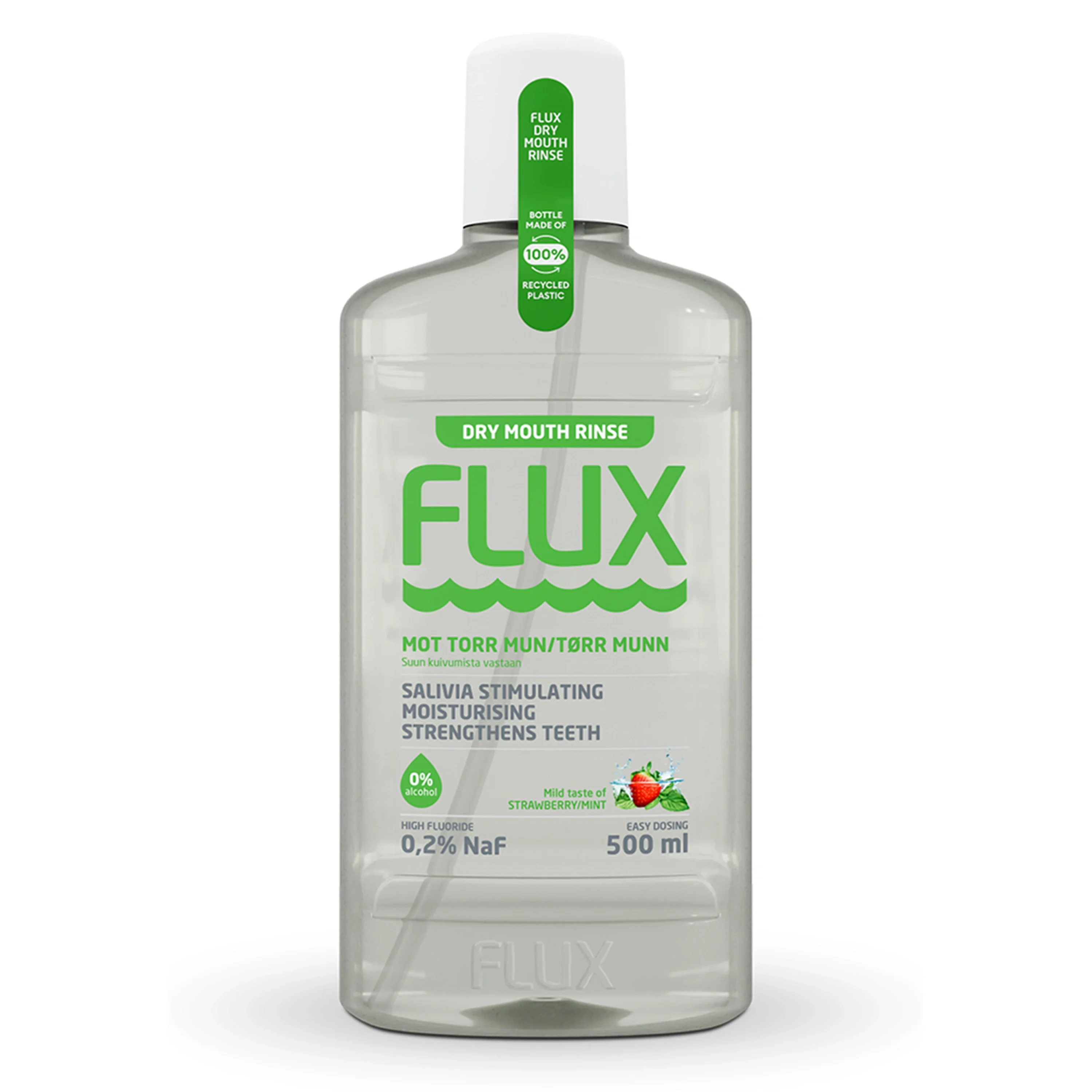 Flux Dry Mouth Rinse 500 ml - Muntorrhet