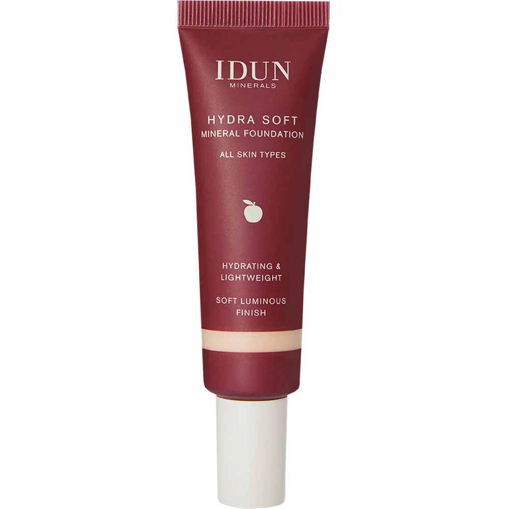 IDUN Minerals Hydrasoft Mineral Foundation 30 ml Saga - Flytande foundation