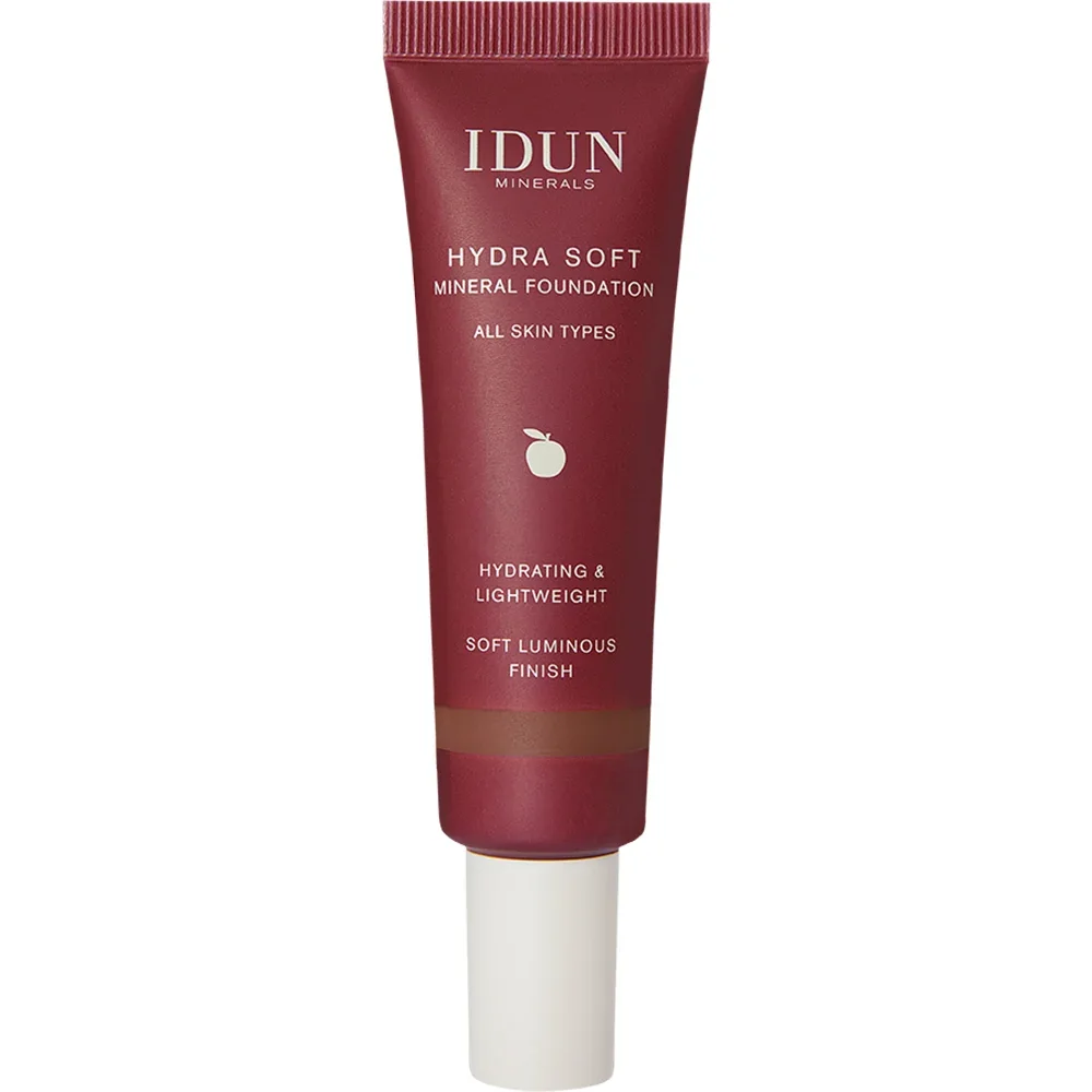IDUN Minerals Hydrasoft Mineral Foundation 30 ml Yrsa - Flytande foundation