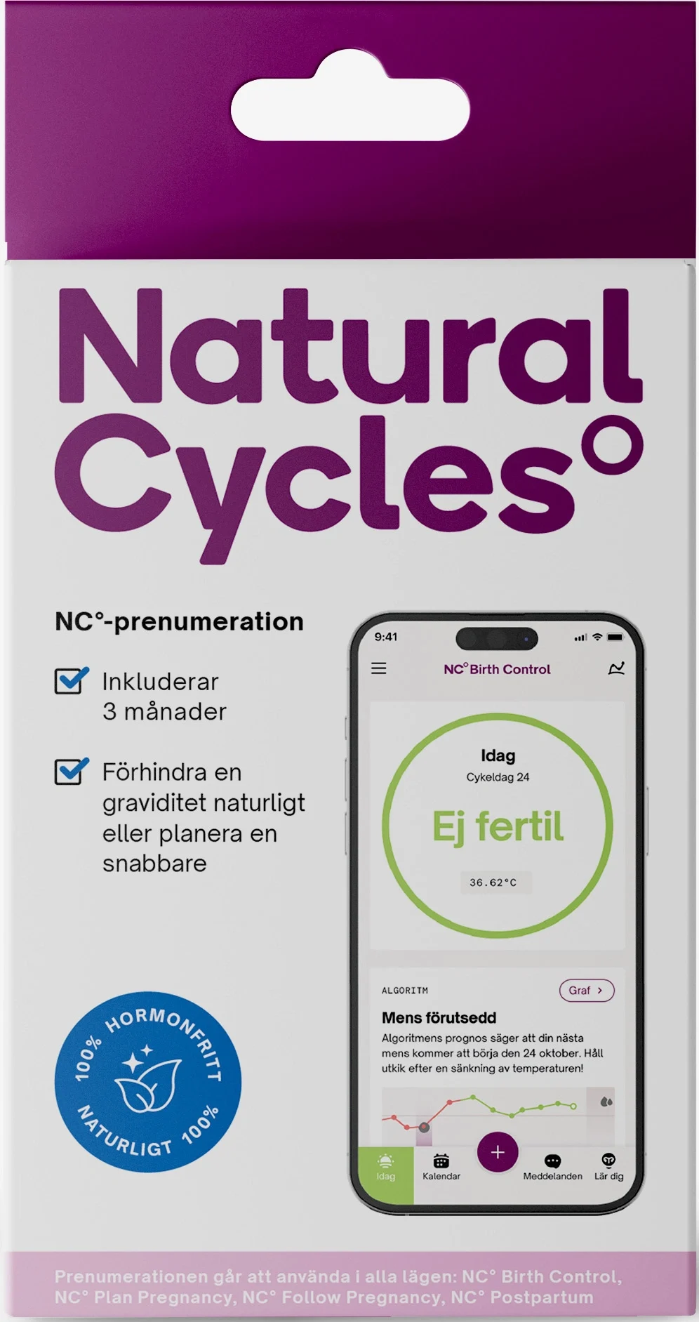 Natural Cycles Subscription - Preventivmedel
