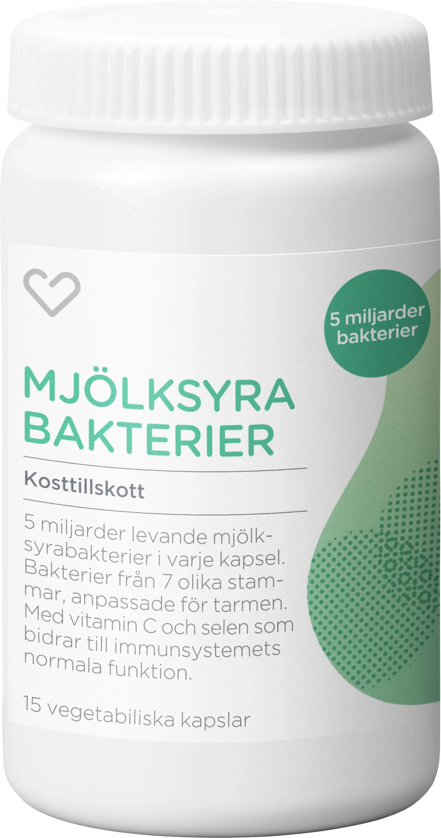 Hjärtats Mjölksyrabakterier Kapsel 15st - C-vitamin