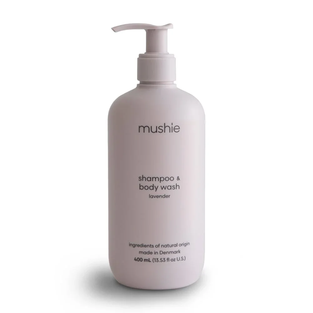 Mushie Baby Shampoo & Body Wash Lavender 400 ml - Schampo för barn
