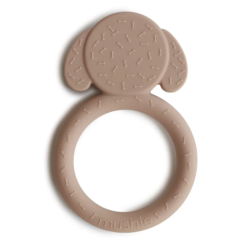 Mushie Teether Dog - Bitringar & Bitleksaker