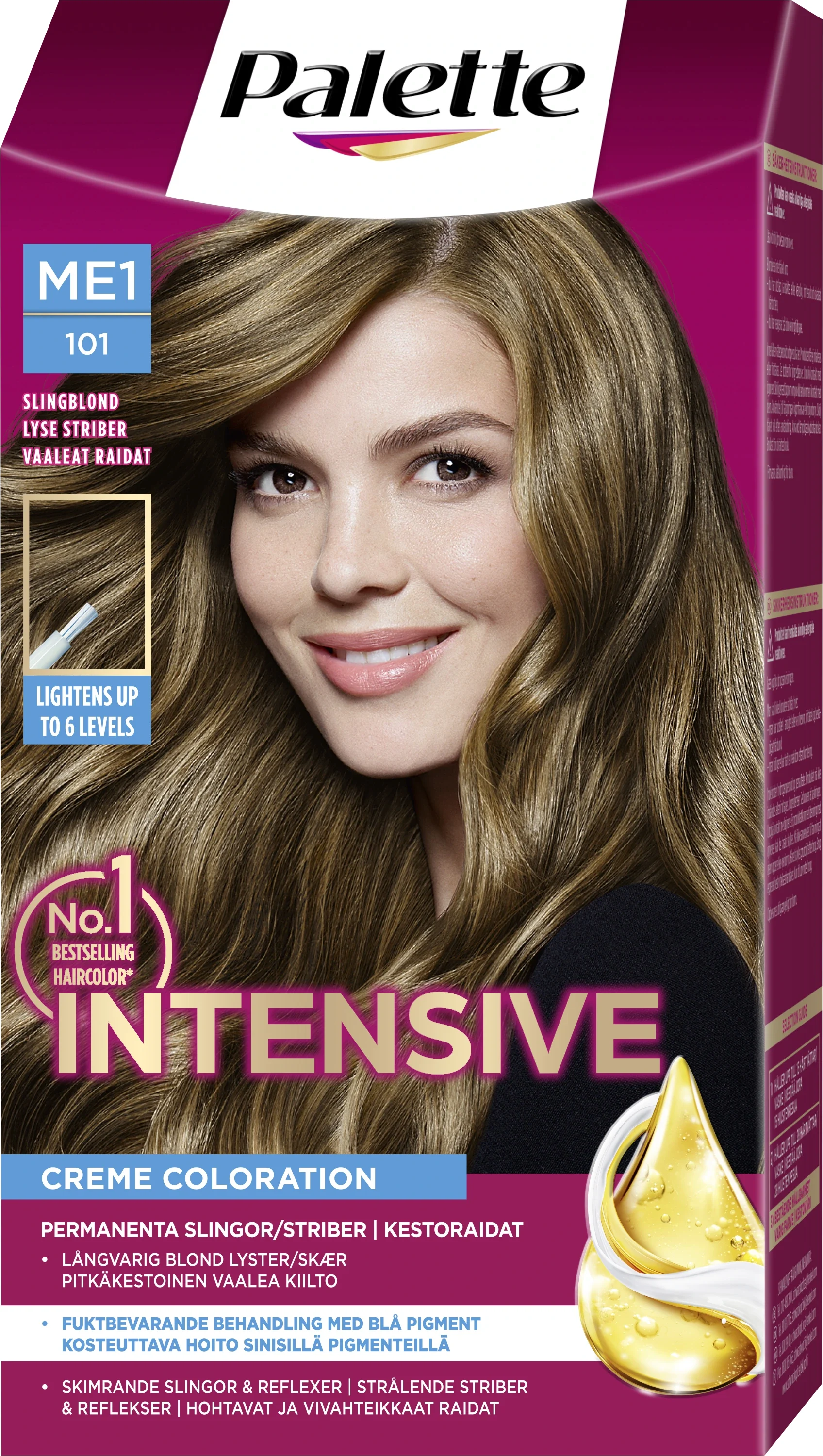 Palette Intensive Creme Coloration ME1 Slingblond - Hårfärg