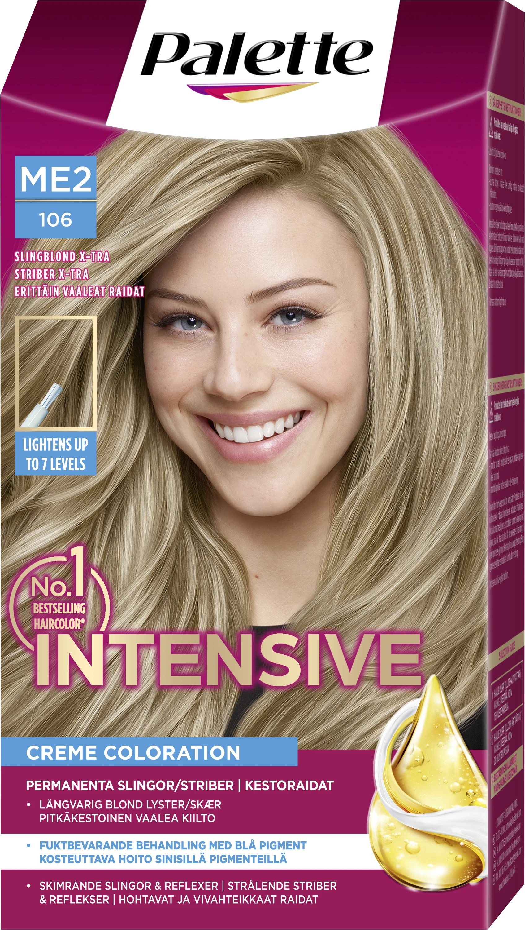 Palette Intensive Creme Coloration ME2 Slingblond X-tra - Hårfärg