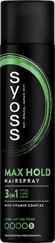 Syoss Max Hold Hårspray 400 ml - Hårfärg
