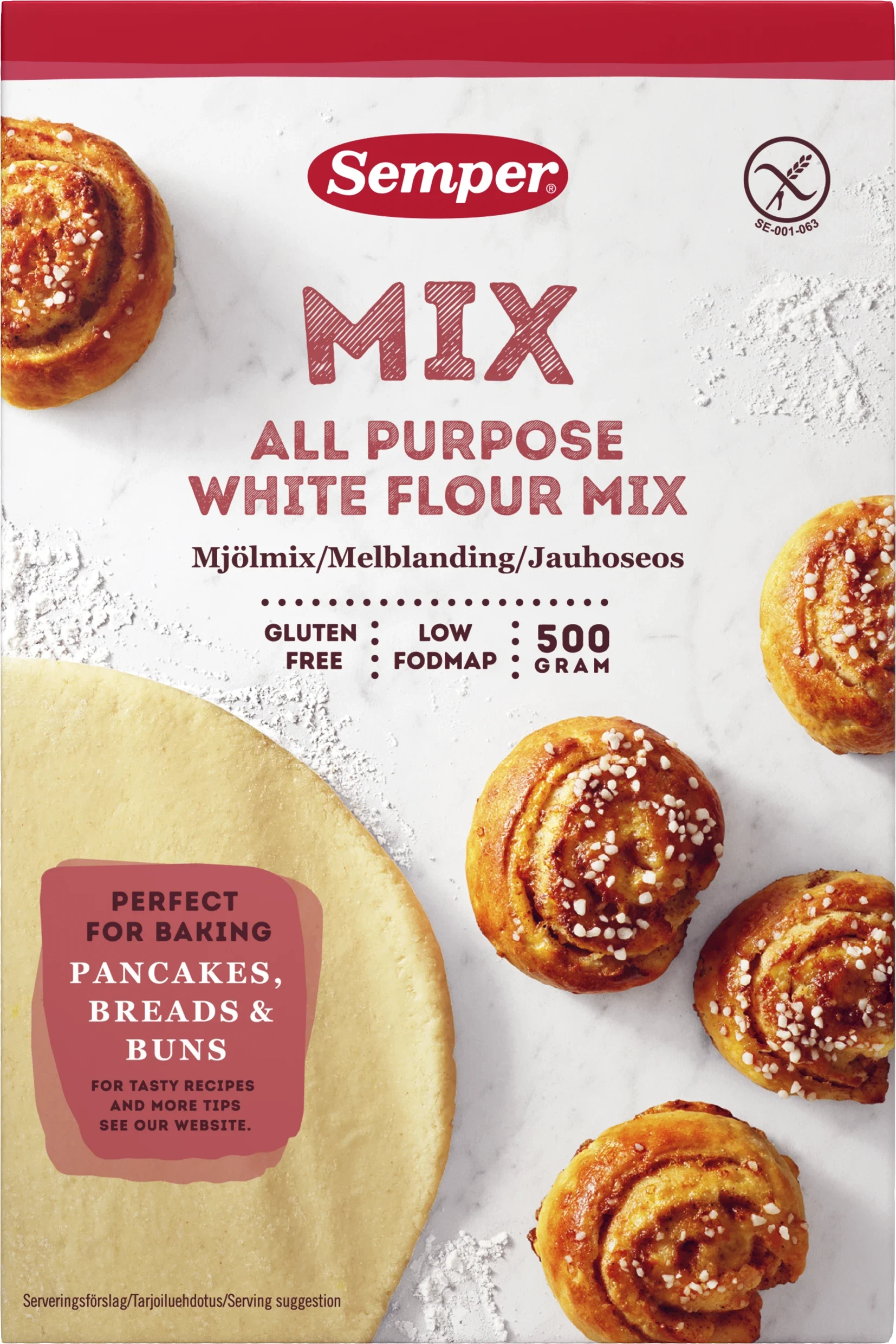 Semper Glutenfri Mjölmix 500 g - Specialkost för barn