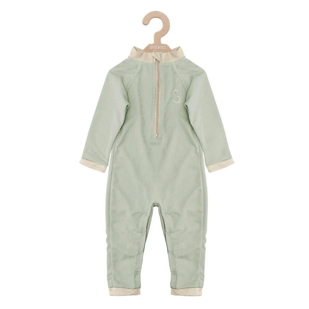 STUCKIES Easy change UPF 50+ UV-dräkt Sage 80/86 9-18 månader - UV-dräkt för barn