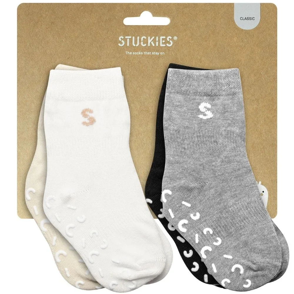 STUCKIES Strumpor i bomull Classic 4-pack 16/18 - Barnkläder