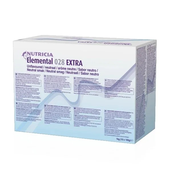 Elemental 028 Extra Neutral 10x100 g - Näringsdrycker