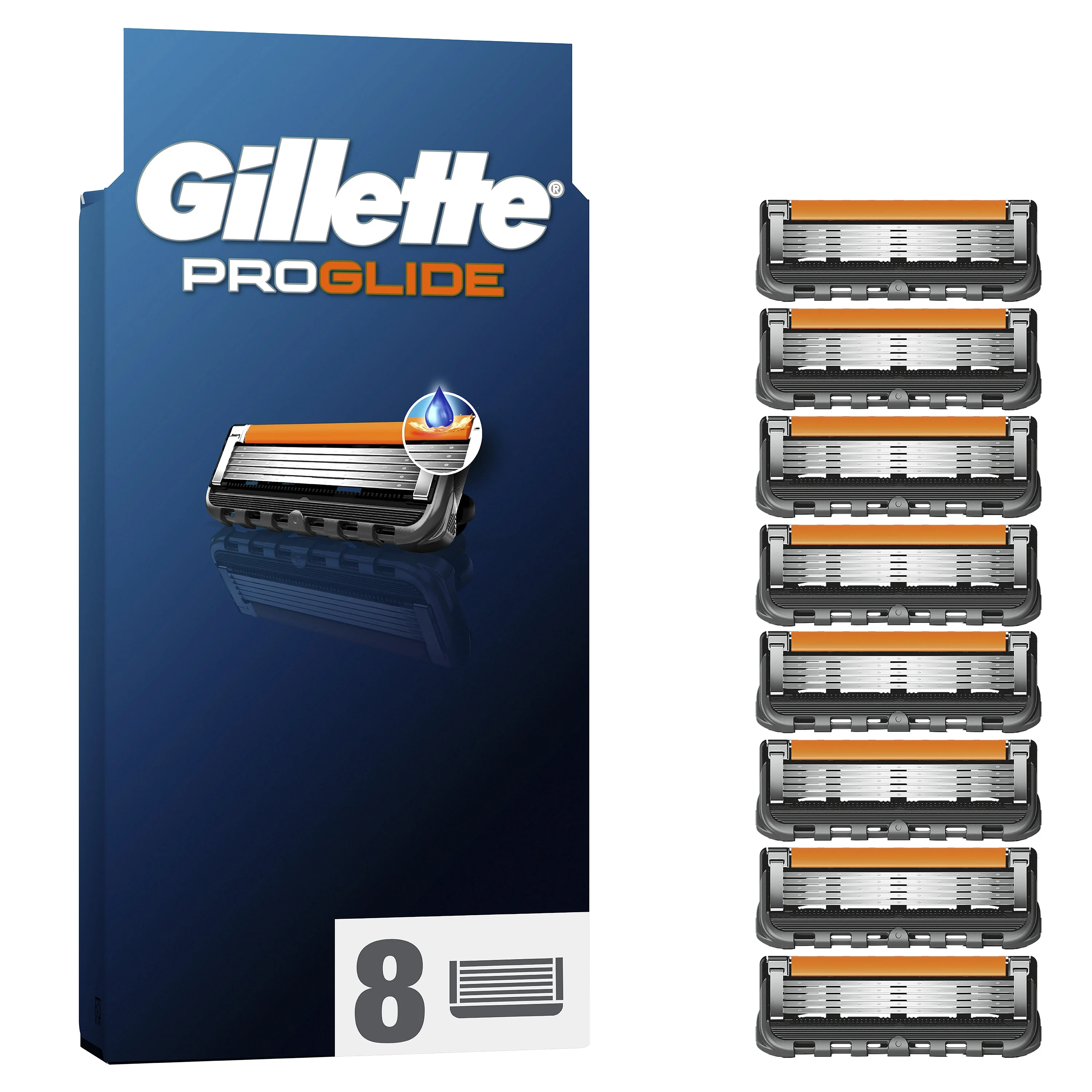 Gillette Fusion Proglide Manual 8 st - Rakblad
