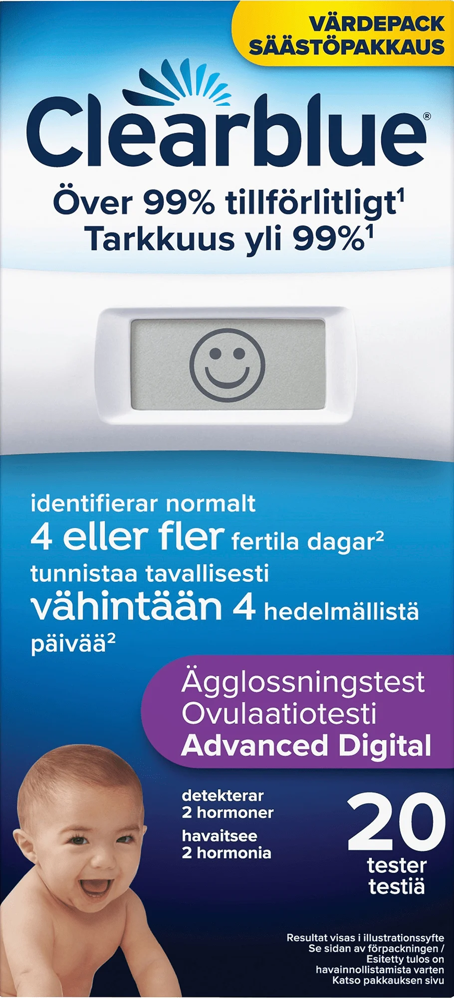 Clearblue Advanced Ägglossningstest 20 st - Graviditetstest