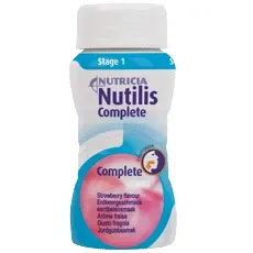 Nutilis Complete Stage 1 Jordgubb 4x125 ml - Näringsdrycker