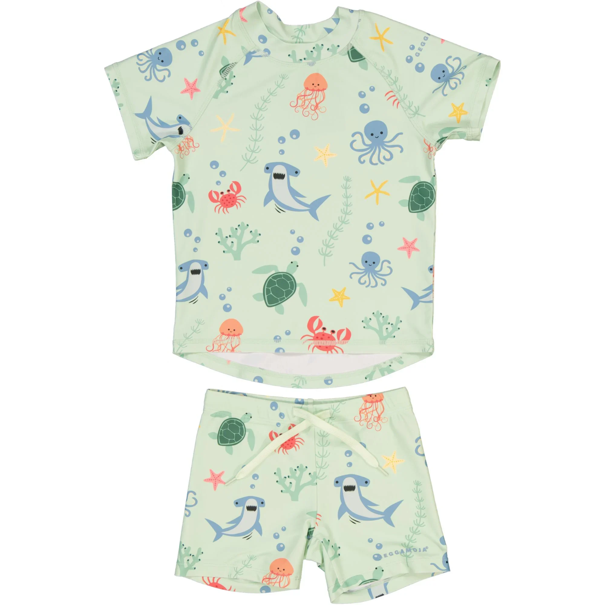 Geggamoja UV-Set Havsdjur 74/80 - UV-dräkt för barn