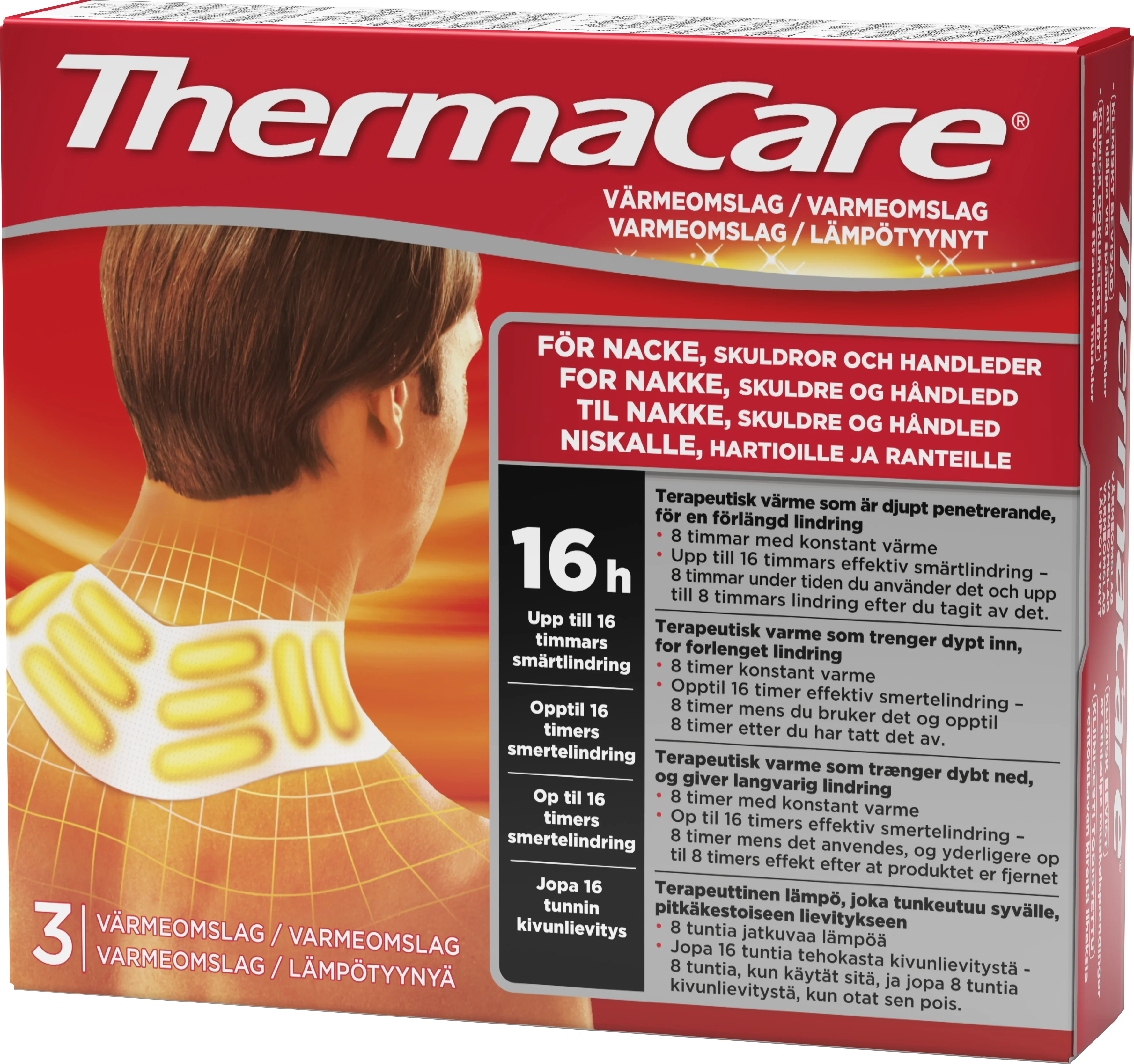 ThermaCare Nacke & Axel 3 st - Stress & oro