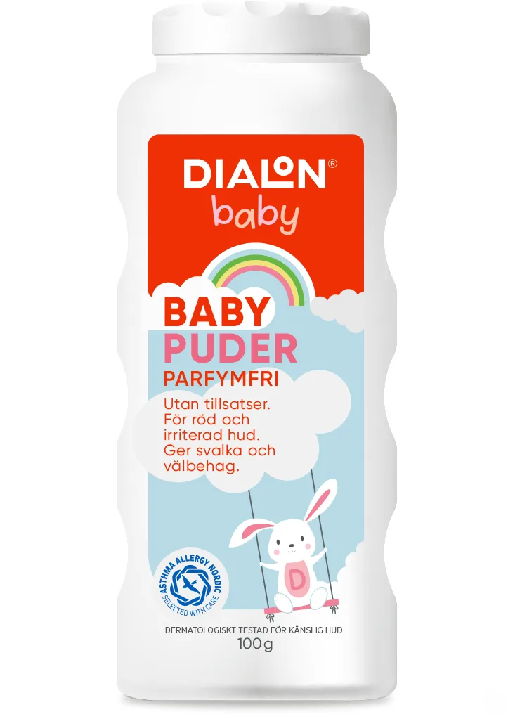Dialon Baby Puder Burk 100 g - Babyrumpor & röda stjärtar