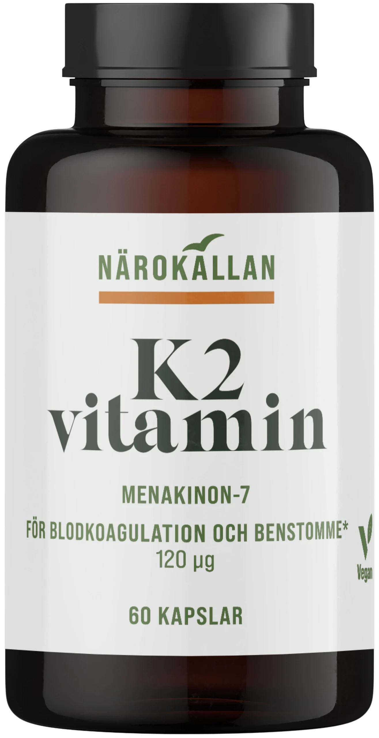 Närokällan K2 60 Kapslar - K-vitamin