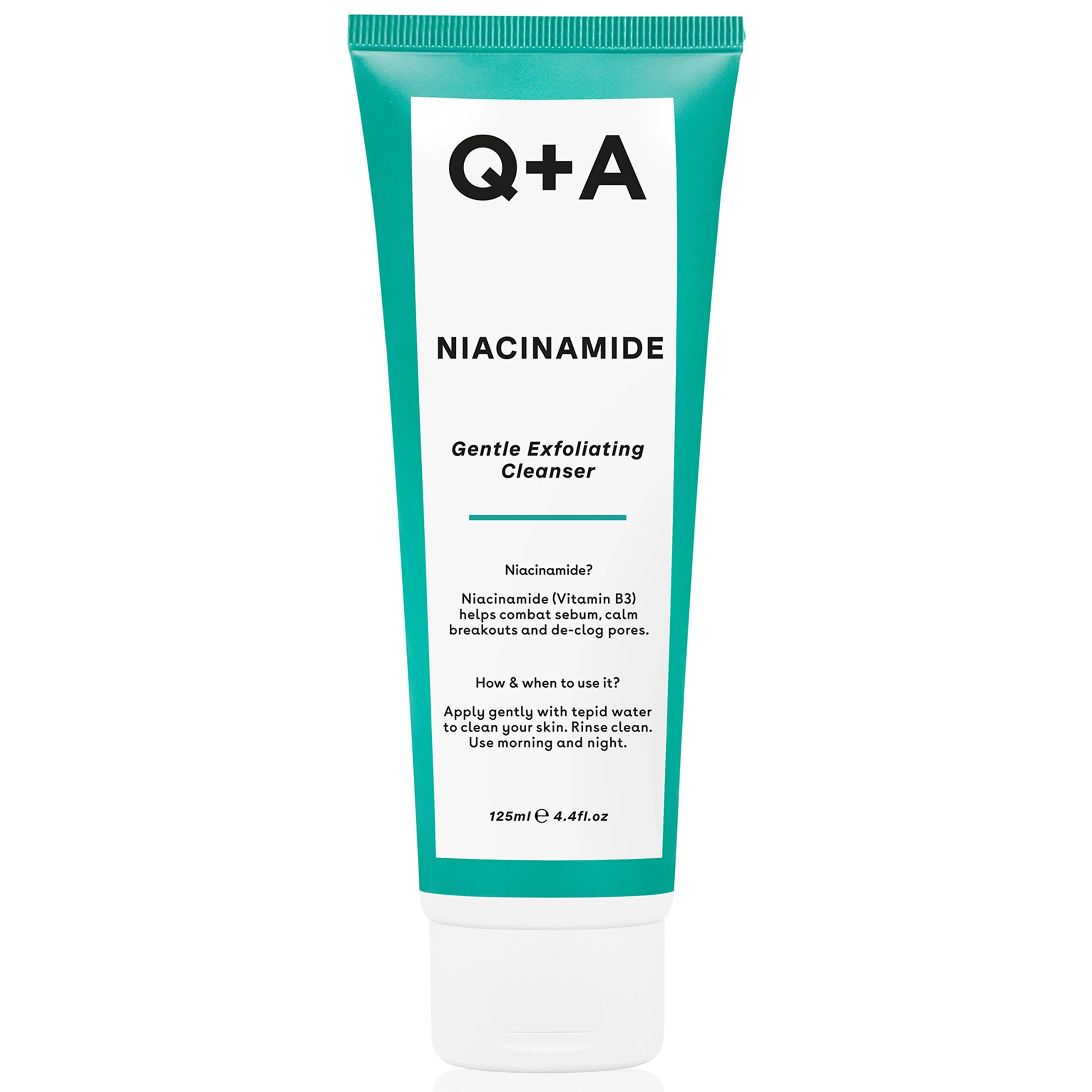 Q+A Niacinamide Gel Cleanser 125 ml - Ansiktsrengöring