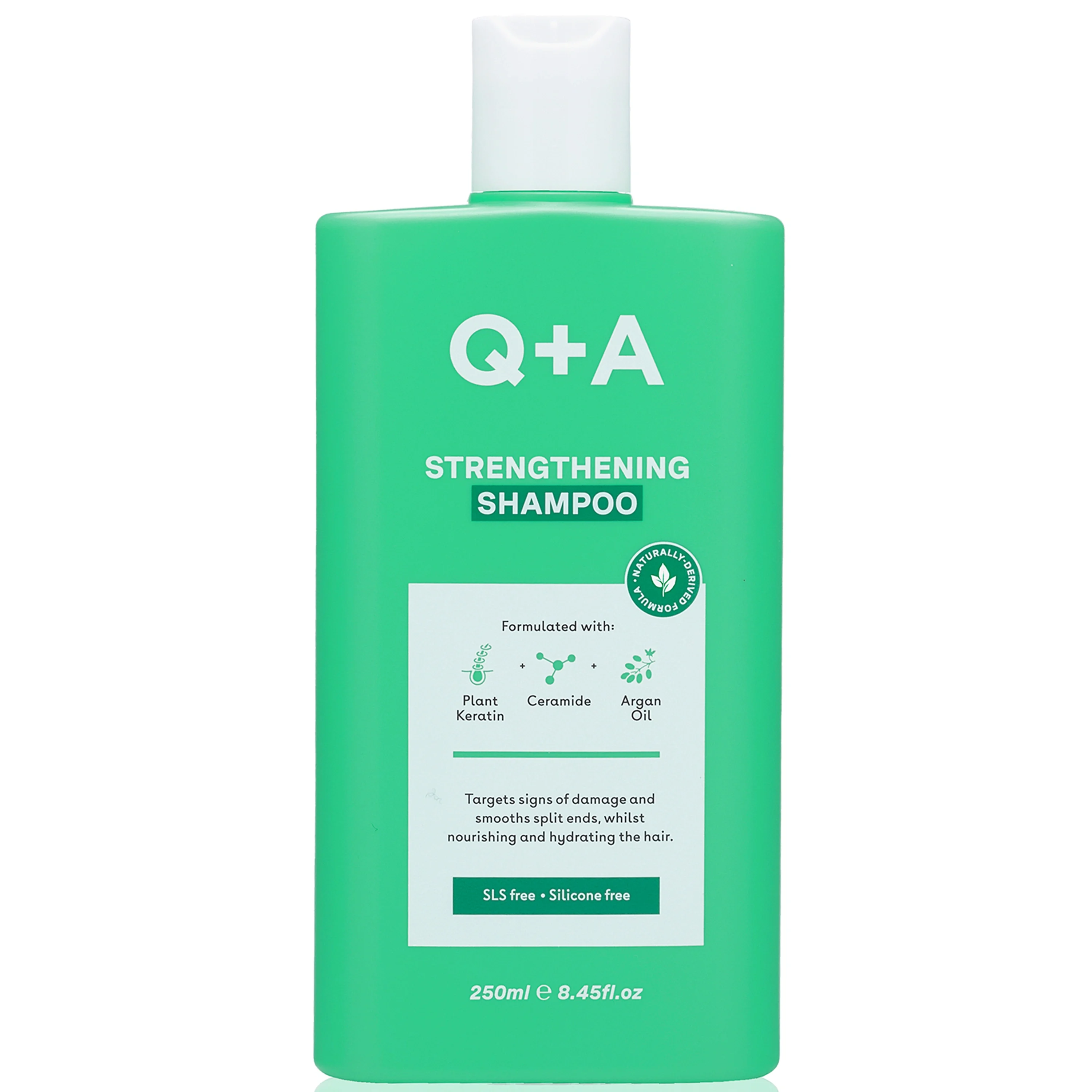 Q+A Strengthening Shampoo 250 ml - Veganska produkter