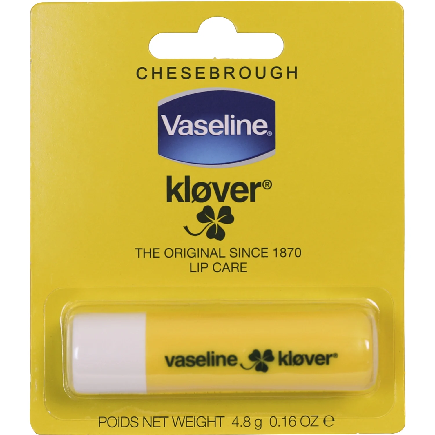 Klöver Vaseline Lip Care 4, 8 g - Läppbalsam