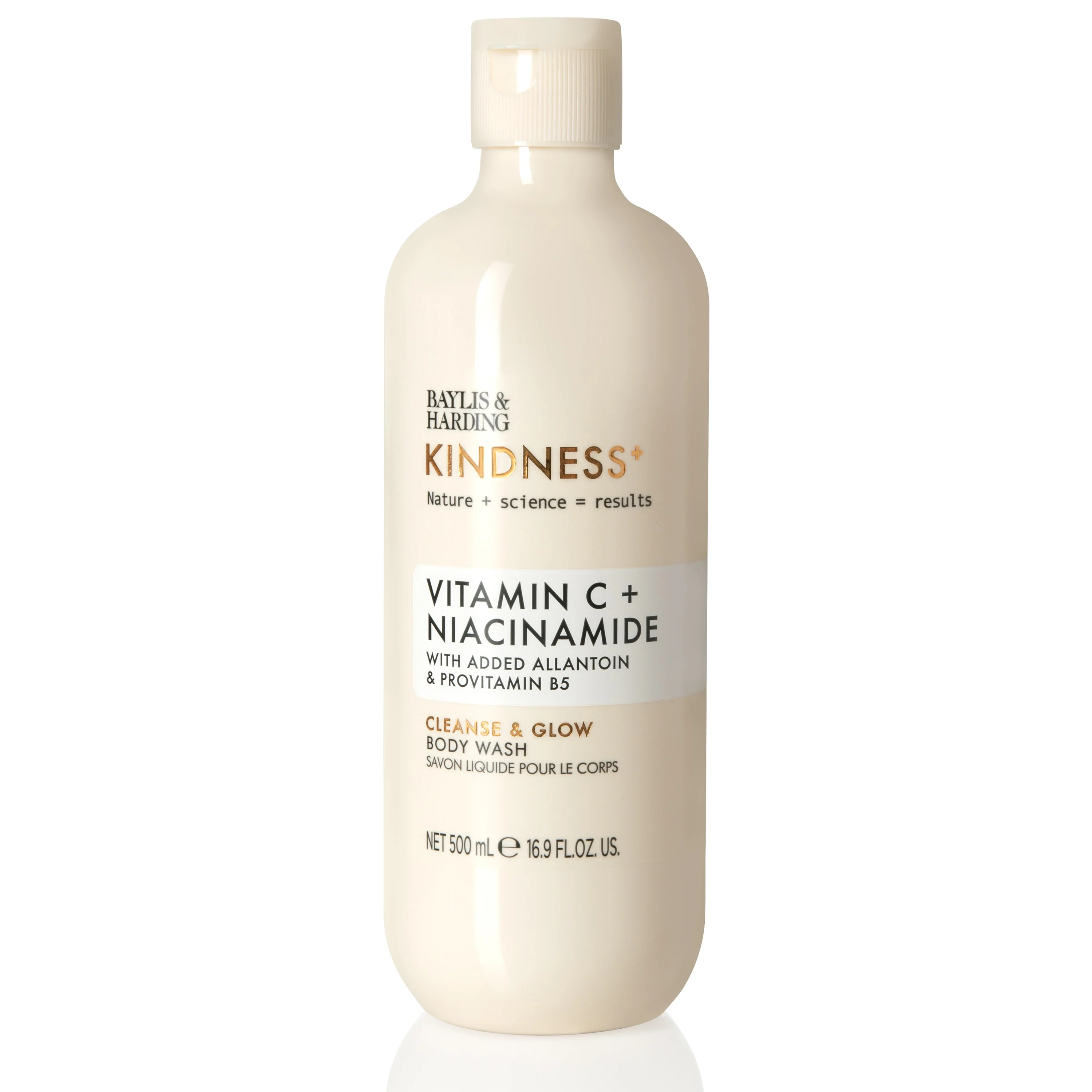 Baylis & Harding Kindness+ Vitamin C & Niacinamide Body Wash 500 ml - Veganska produkter