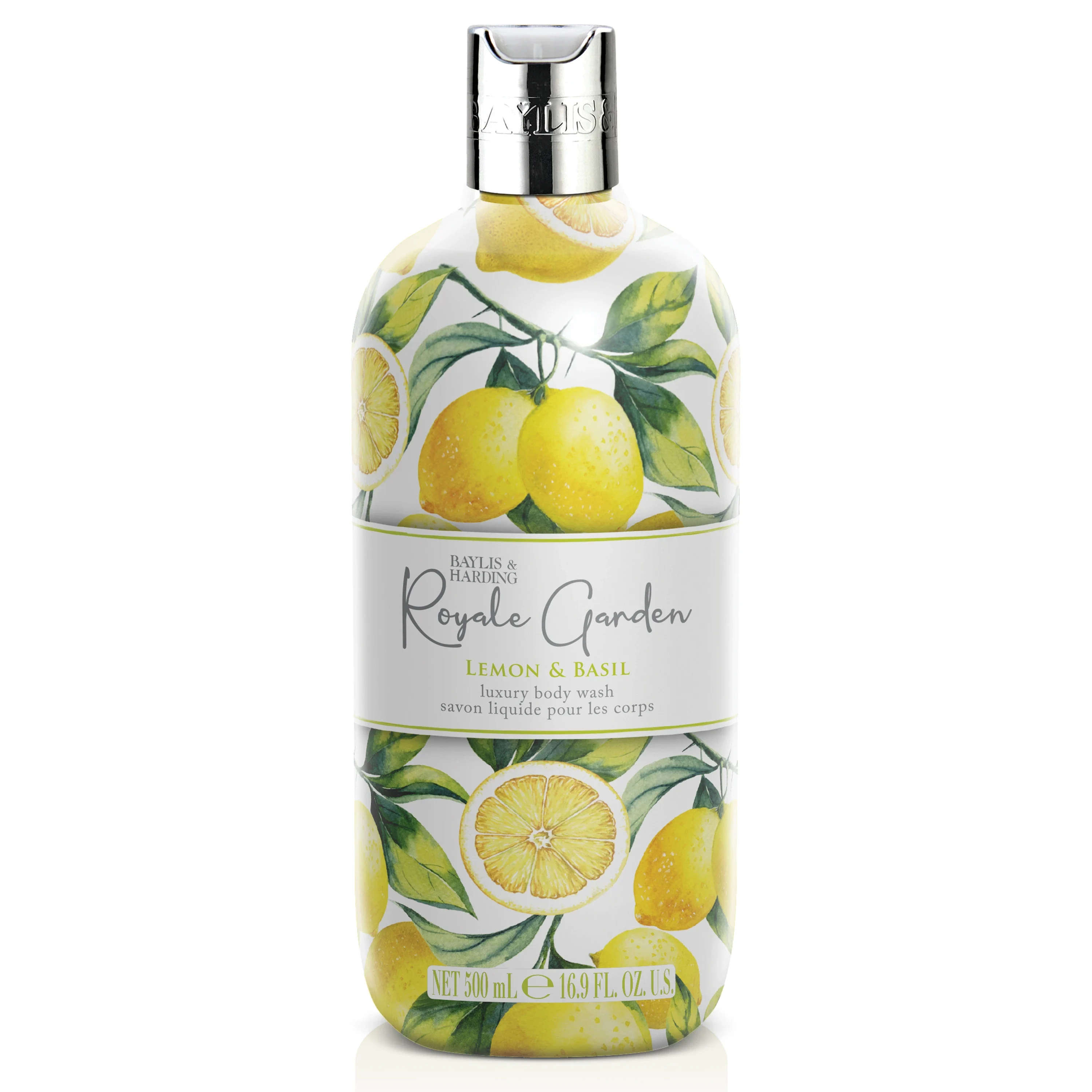Baylis & Harding Royale Garden Lemon & Basil Body Wash 500 ml - Veganska produkter