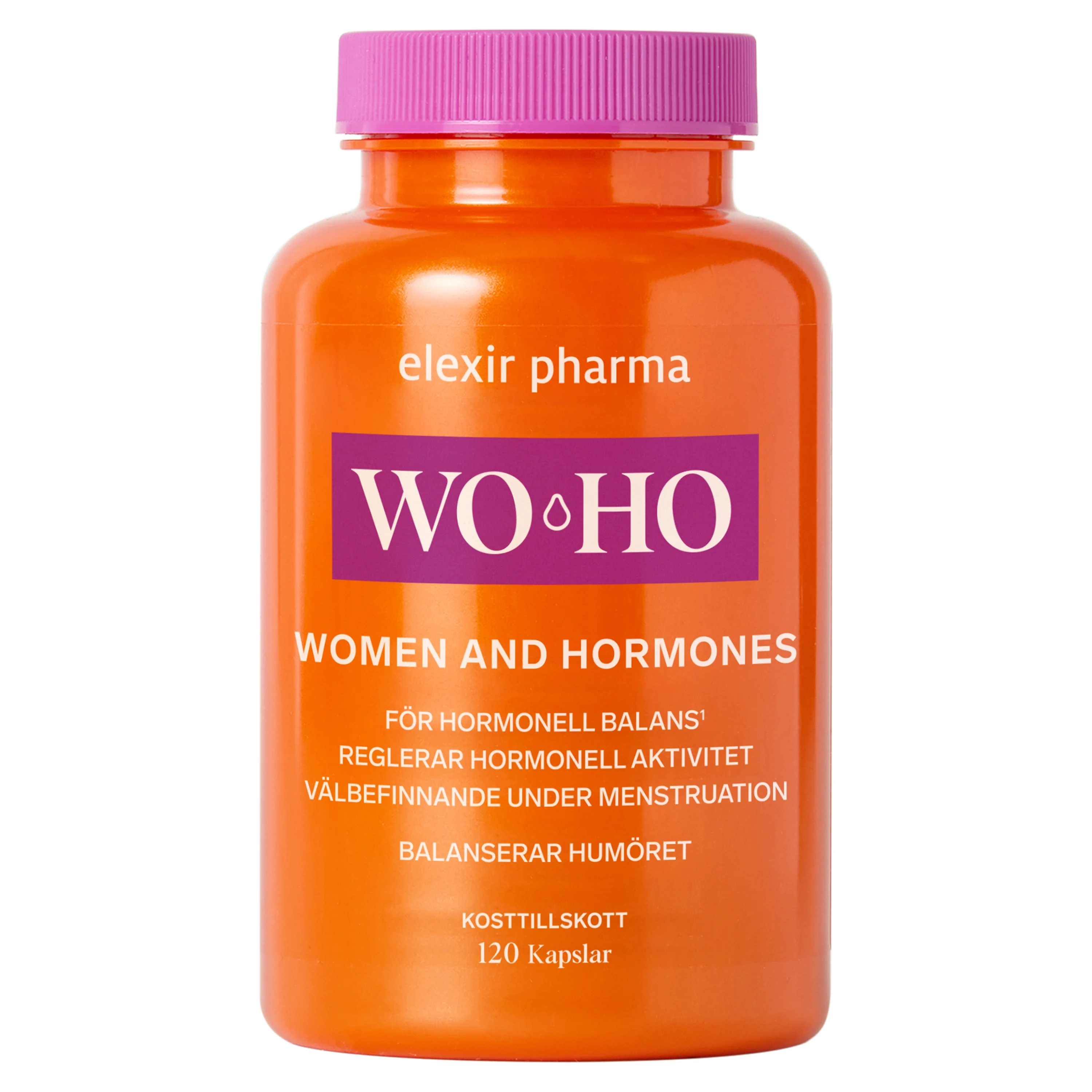 Elexir Pharma WoHo! 120 kapslar - Kosttillskott för kvinnor