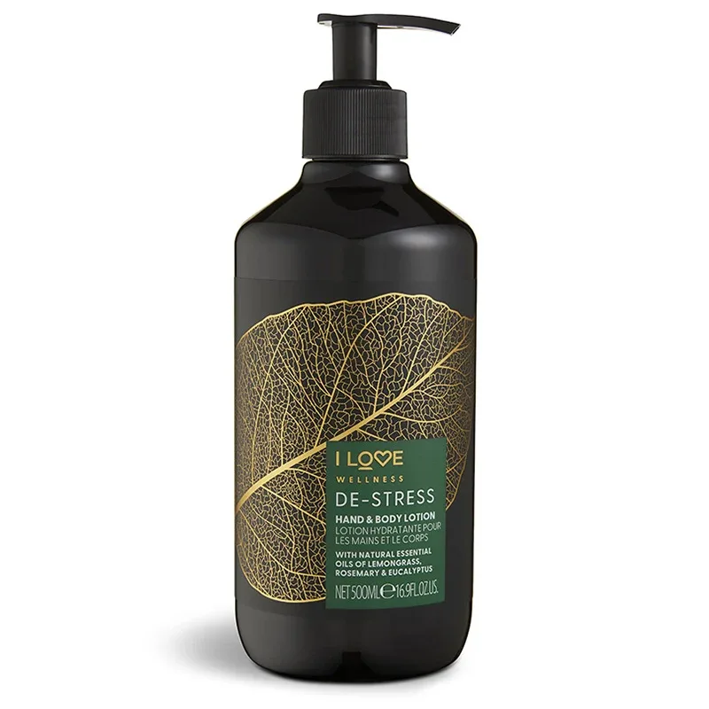 I LOVE Wellness Hand & Body Lotion Destress Ecualyptus & Cedarwood 500 ml - Hudkräm & bodylotion