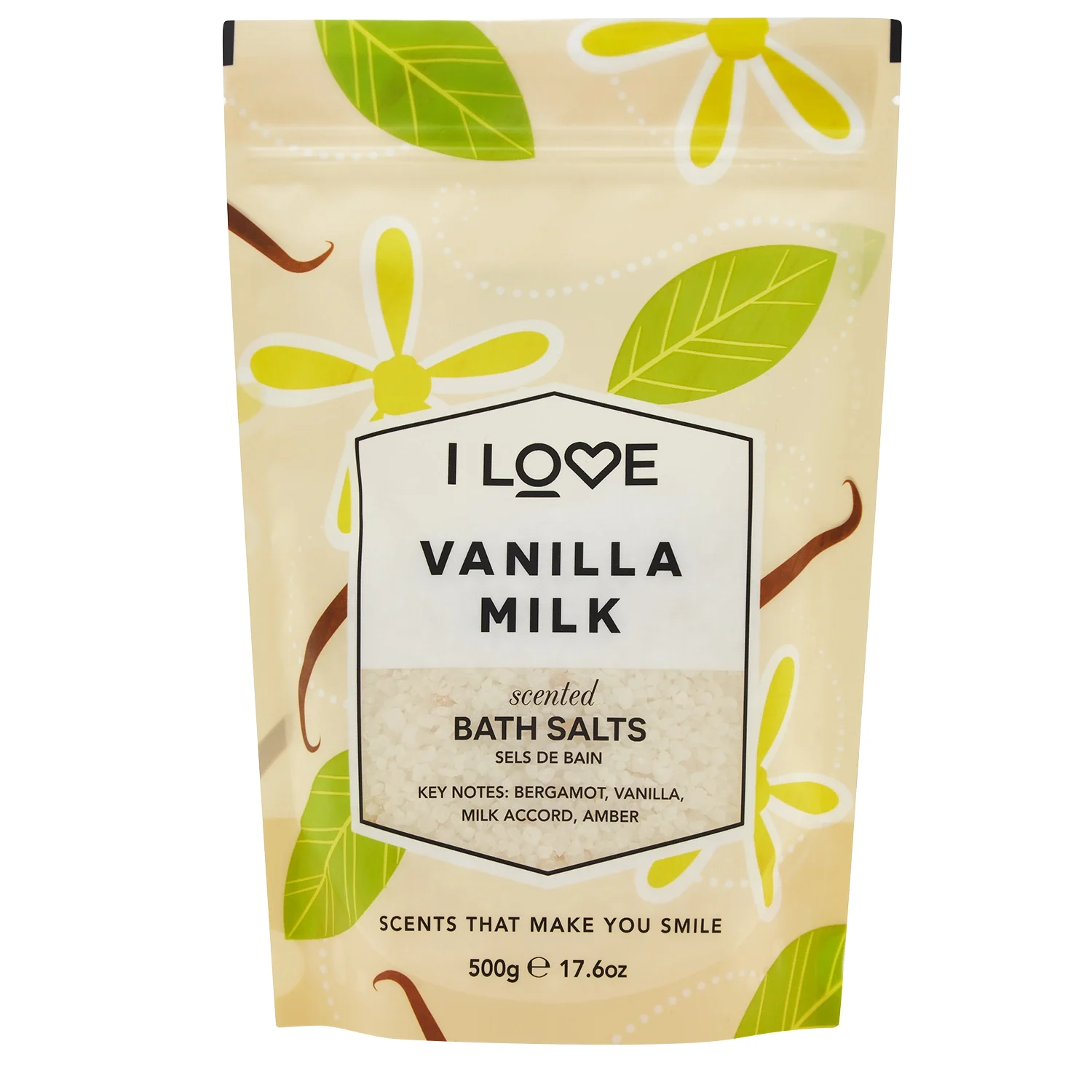 I LOVE Signature Bath Salts Vanilla Milk 500 g