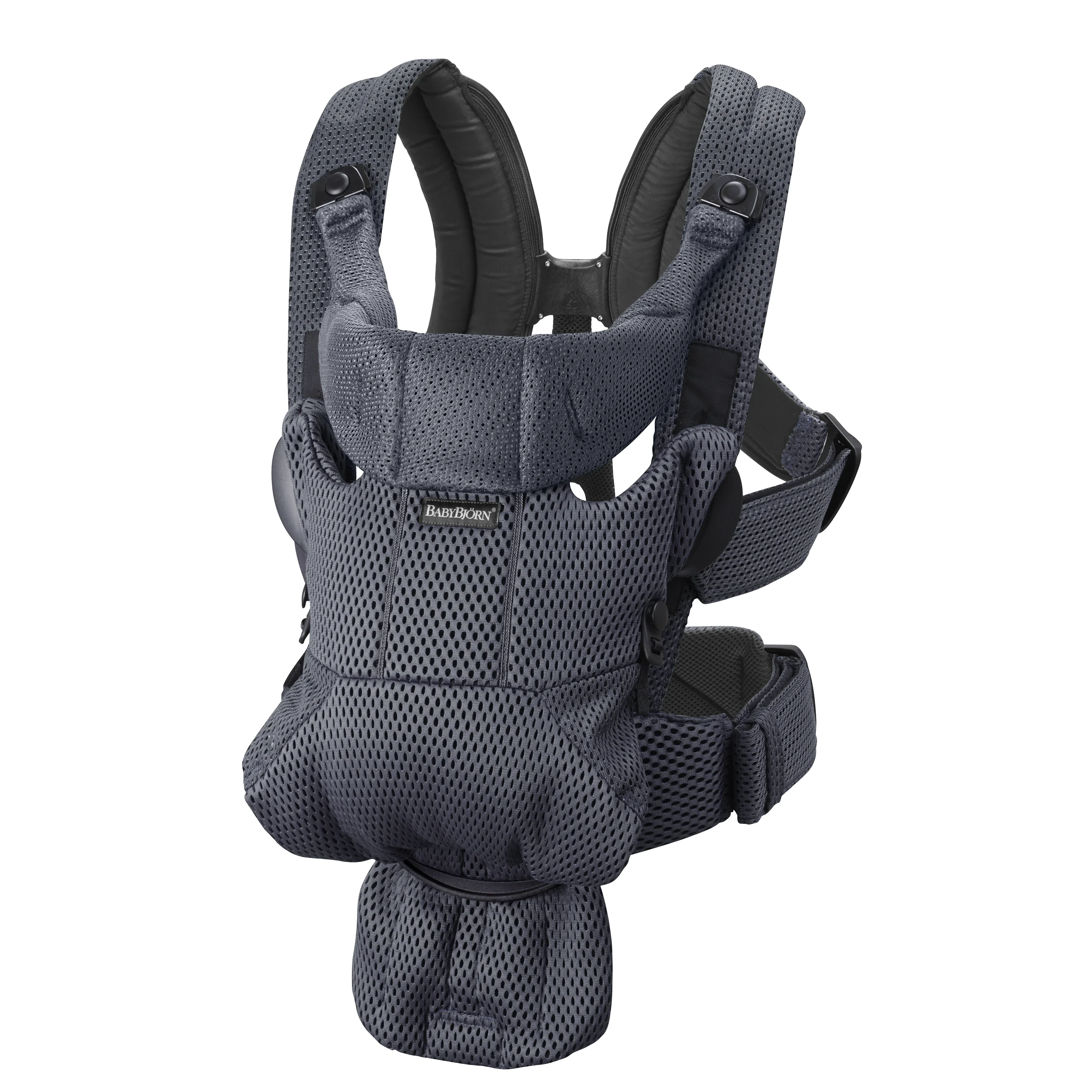 BabyBjörn Bärsele Move 3D Mesh Antracitgrå - Bärselar för nyfödda