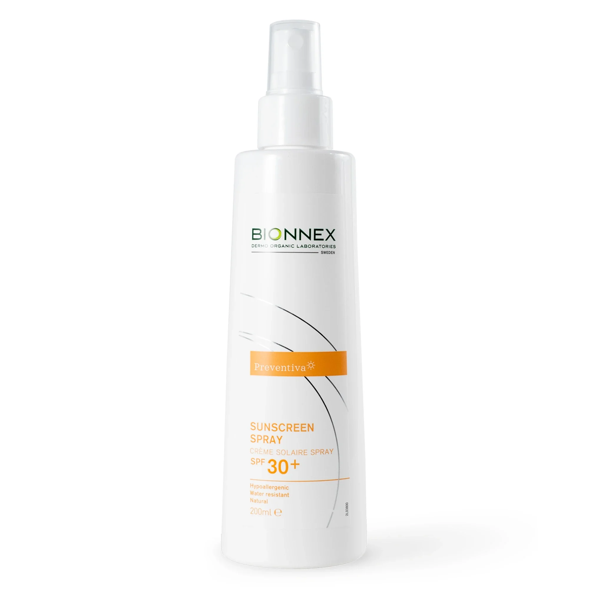 Bionnex Preventiva Sunscreen Spray SPF 30+, 200 ml - Solkräm SPF 30