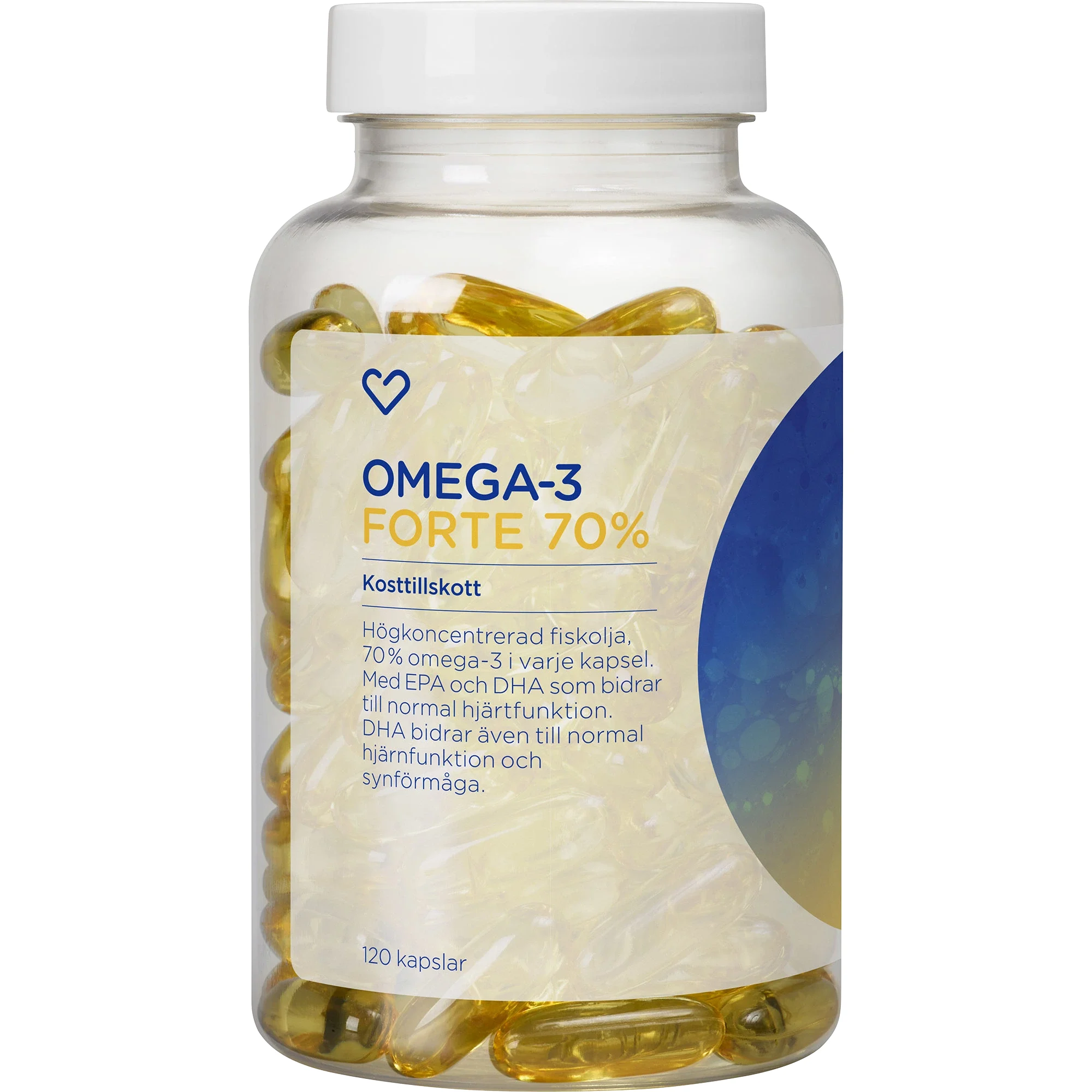 Hjärtats Omega-3 Forte Kapsel 120st - Omega 3