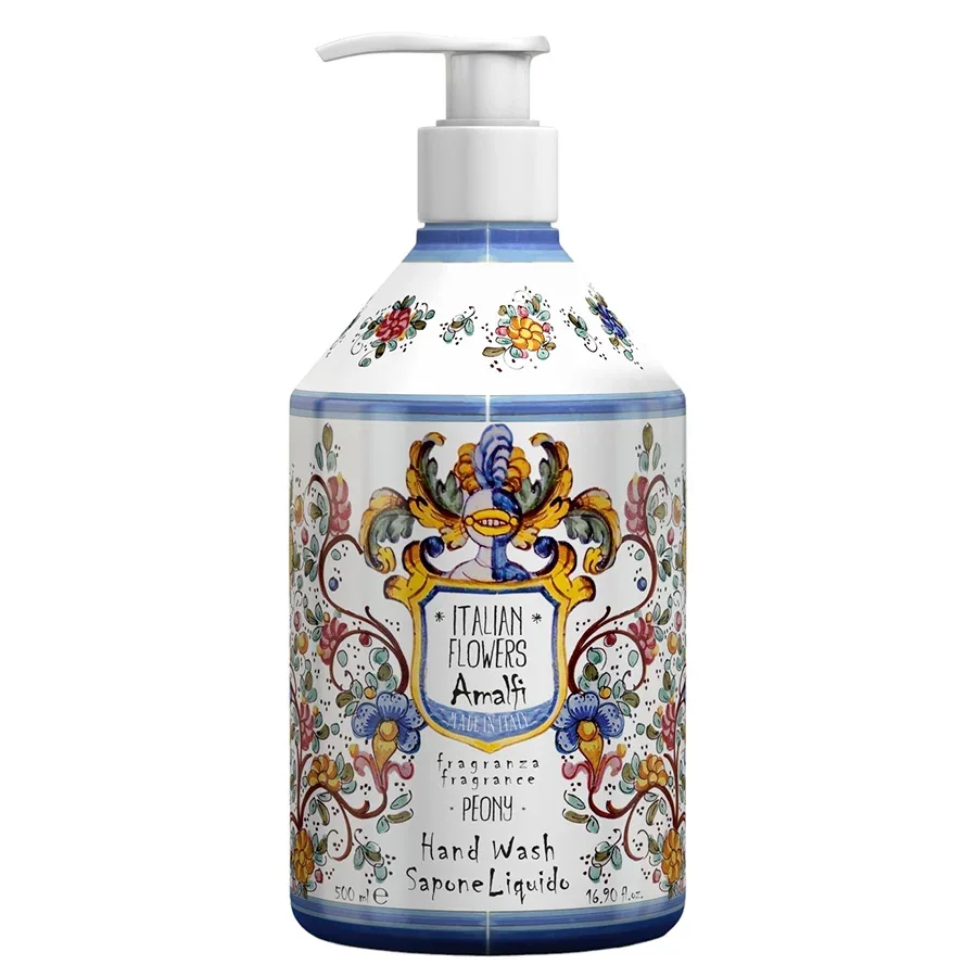 Rudy La Maioliche Liquid Soap Amalfi Peony 500ml - Handtvål