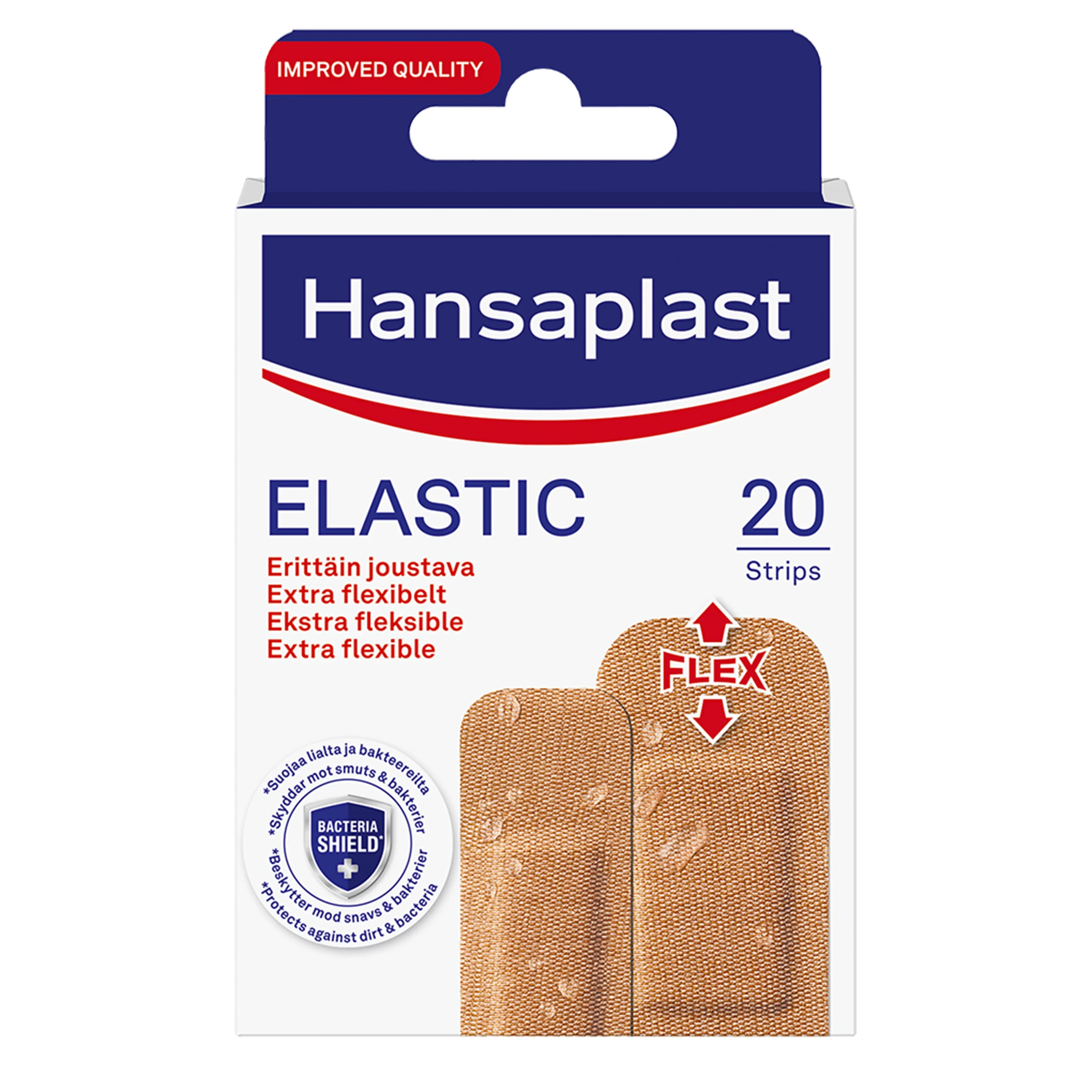 Hansaplast Elastic Strips 20 st - Plåster