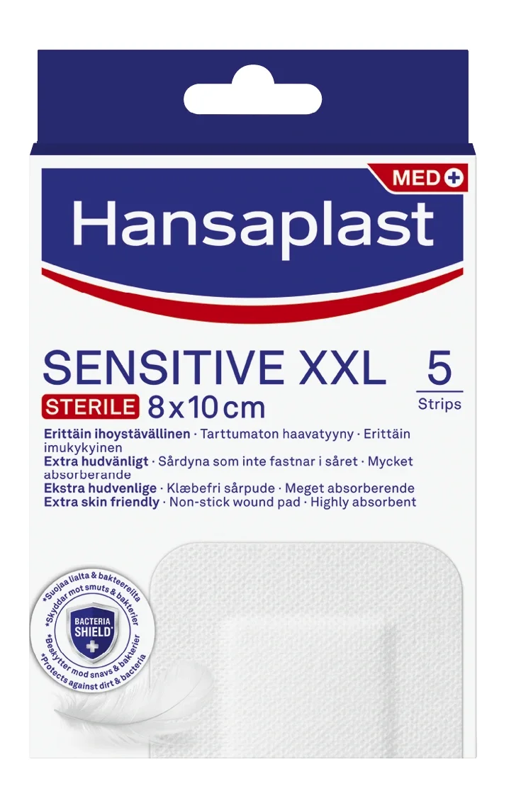 Hansaplast Sensitive XXL Strips 5 st - Plåster