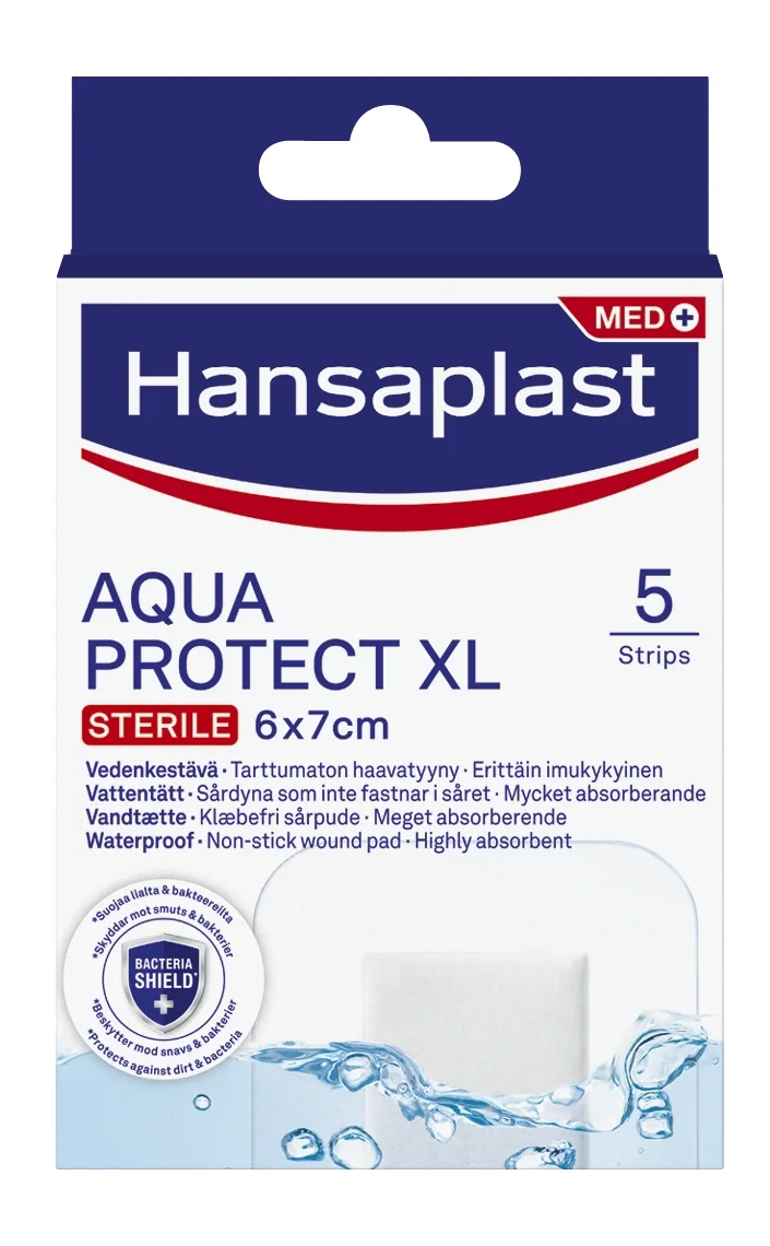 Hansaplast Aqua Protect XL Strips 5 st - Vattentäta plåster