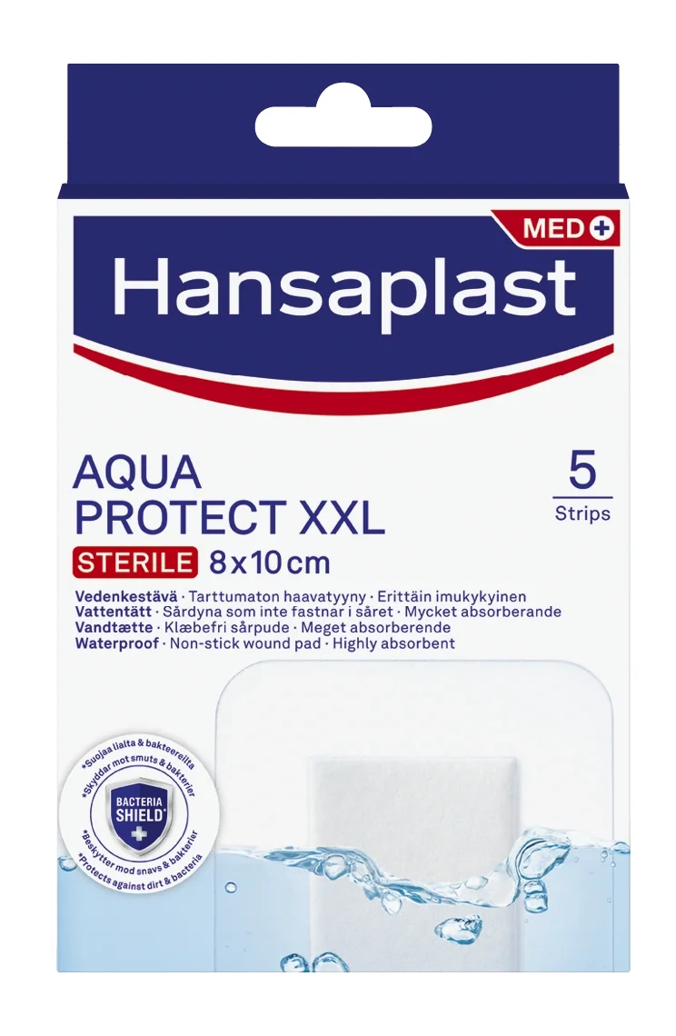 Hansaplast Aqua Protect XXL Strips 5 st - Vattentäta plåster